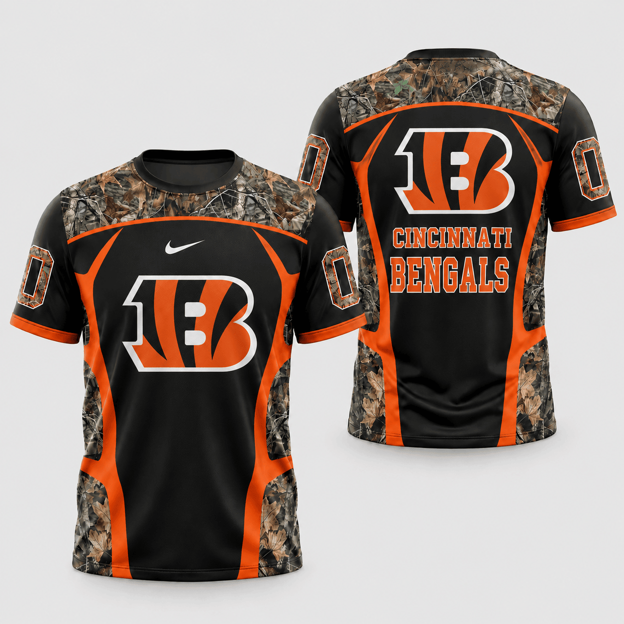 Cincinnati Bengals | Premium NFL Hunting Camo 3D Shirt NY