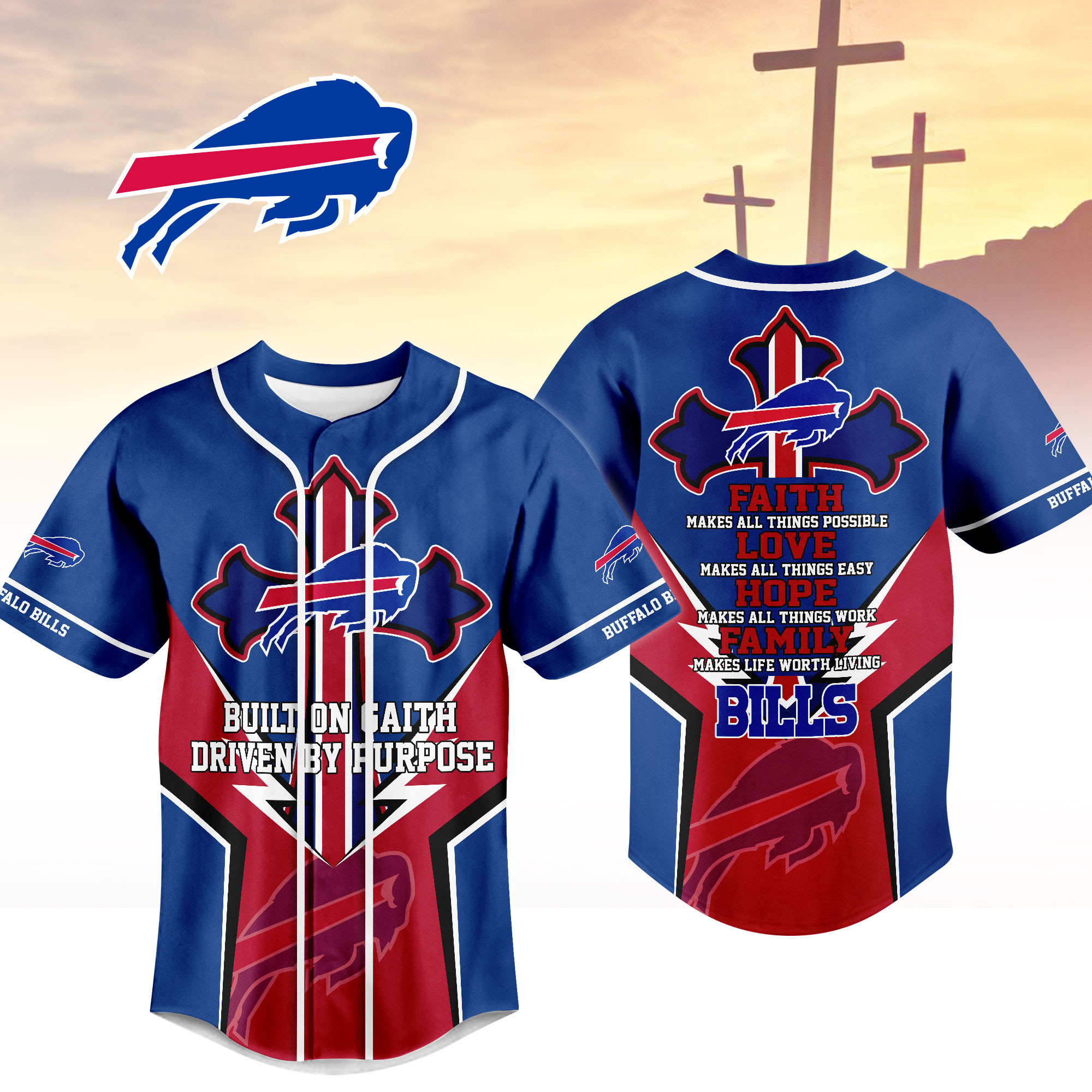 Buffalo Bills | Premium Blessed Beyond The Score Jersey NTH1