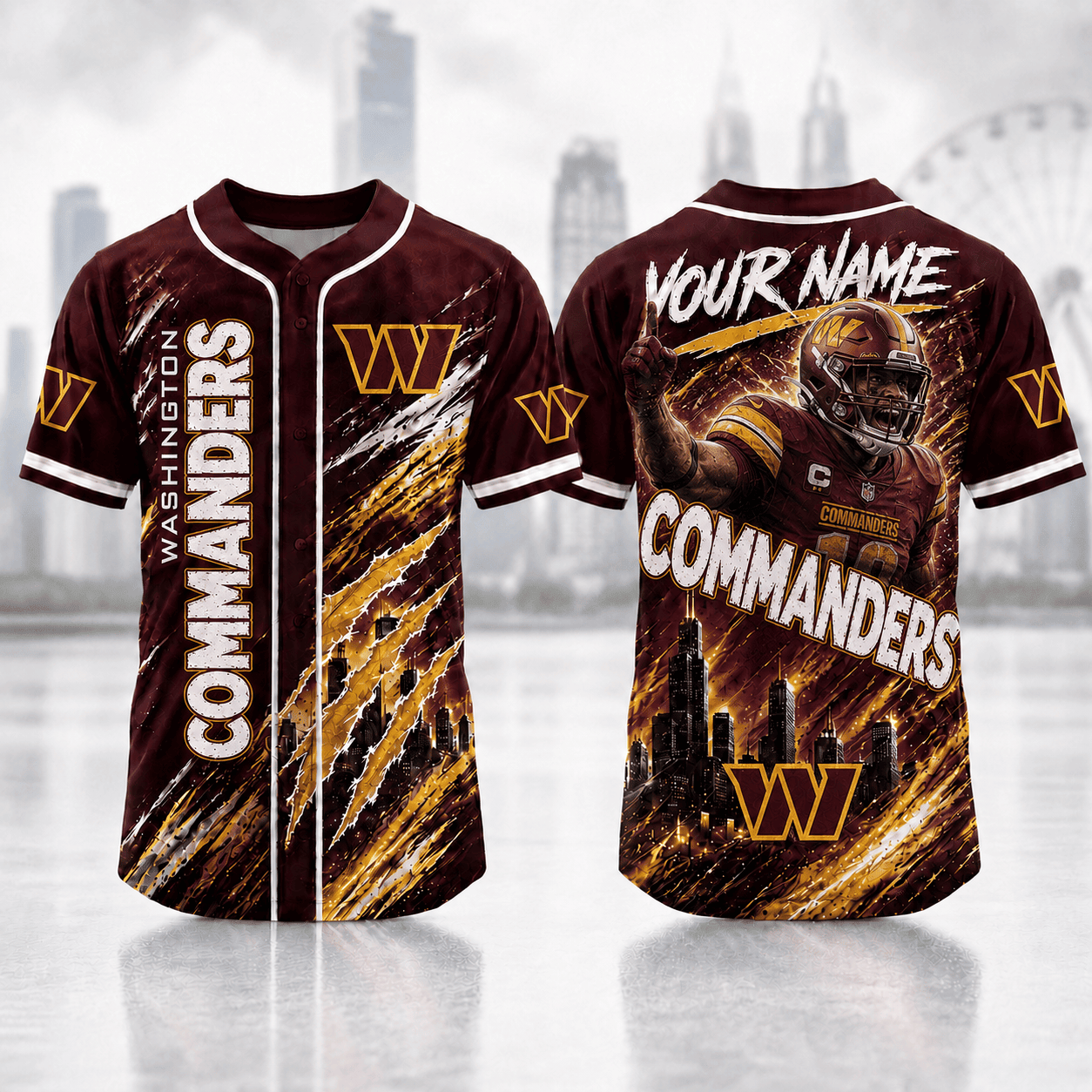 Washington Commanders | Premium Personalized NFL Jersey Shirt For Football Fans NNK