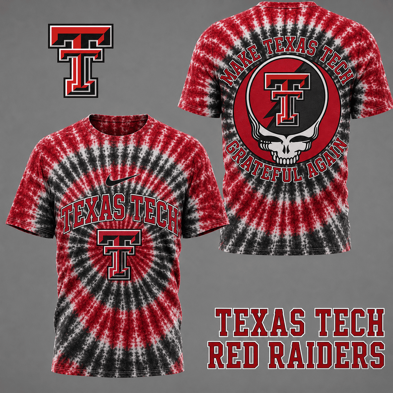 Texas Tech Red Raiders | Premium NCAA Grateful Again 3D Shirt NY