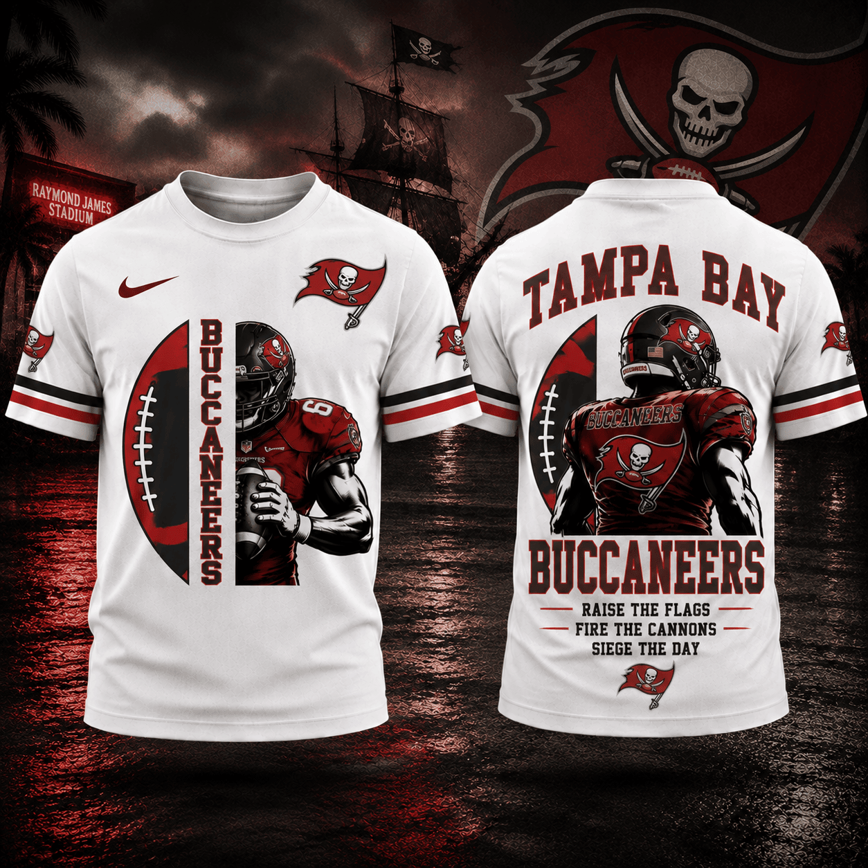 Tampa Bay Buccaneers | Premium NFL Football Legends 3D Shirt NY