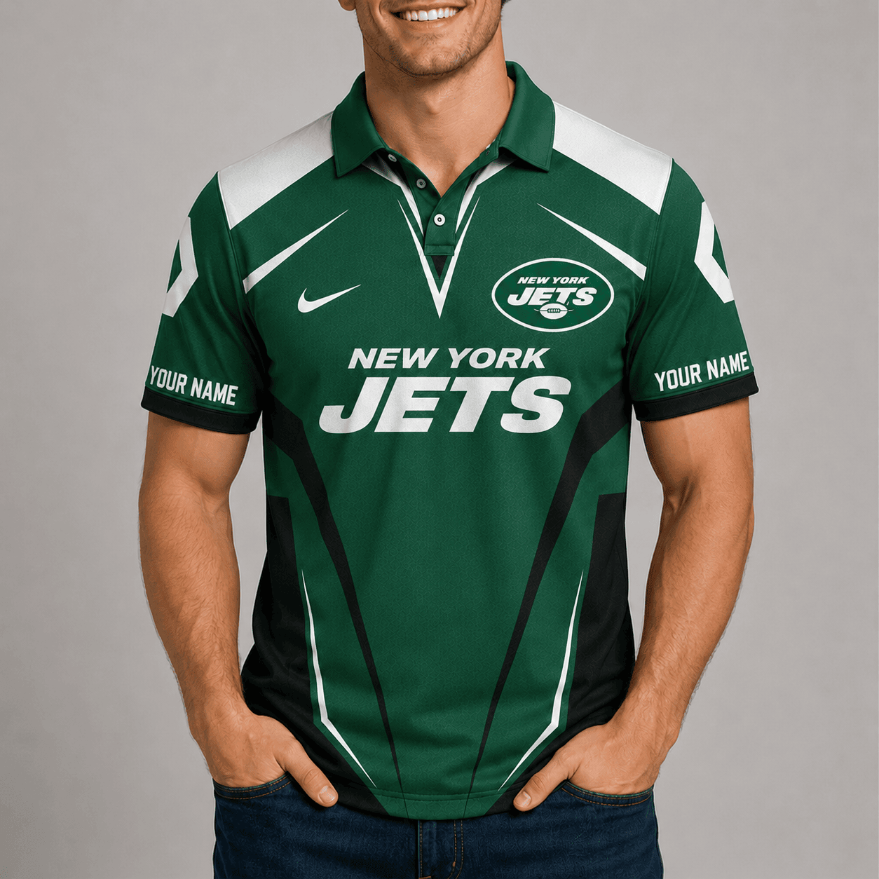 New York Jets | Premium NFL Team Performance Polo TD