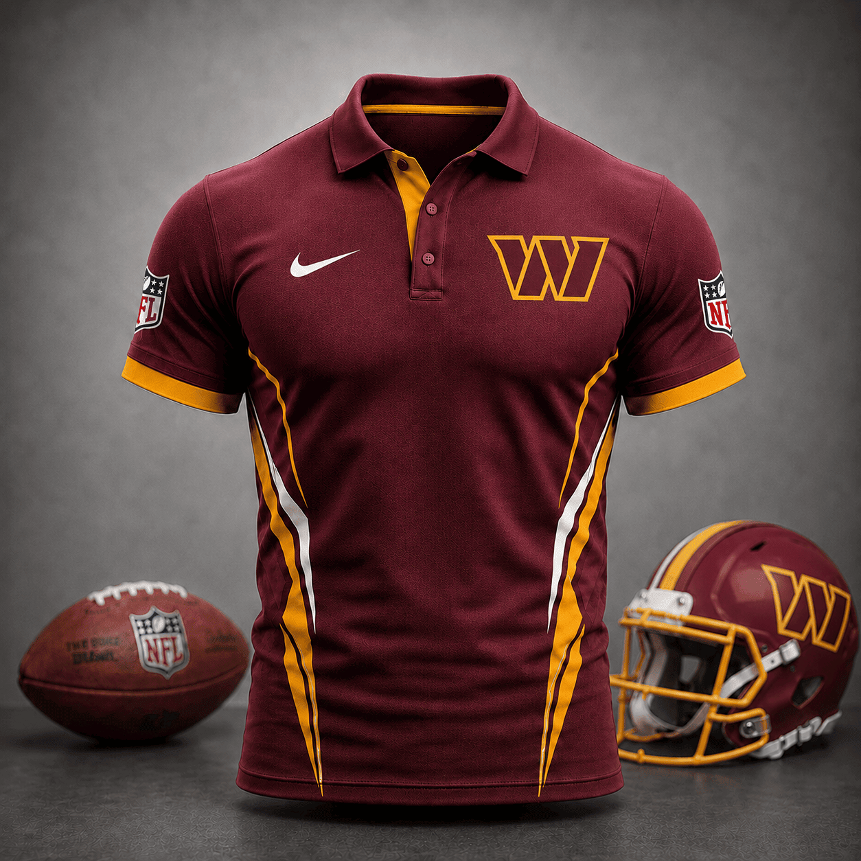 Washington Commanders | Premium NFL Classic Football Polo NY