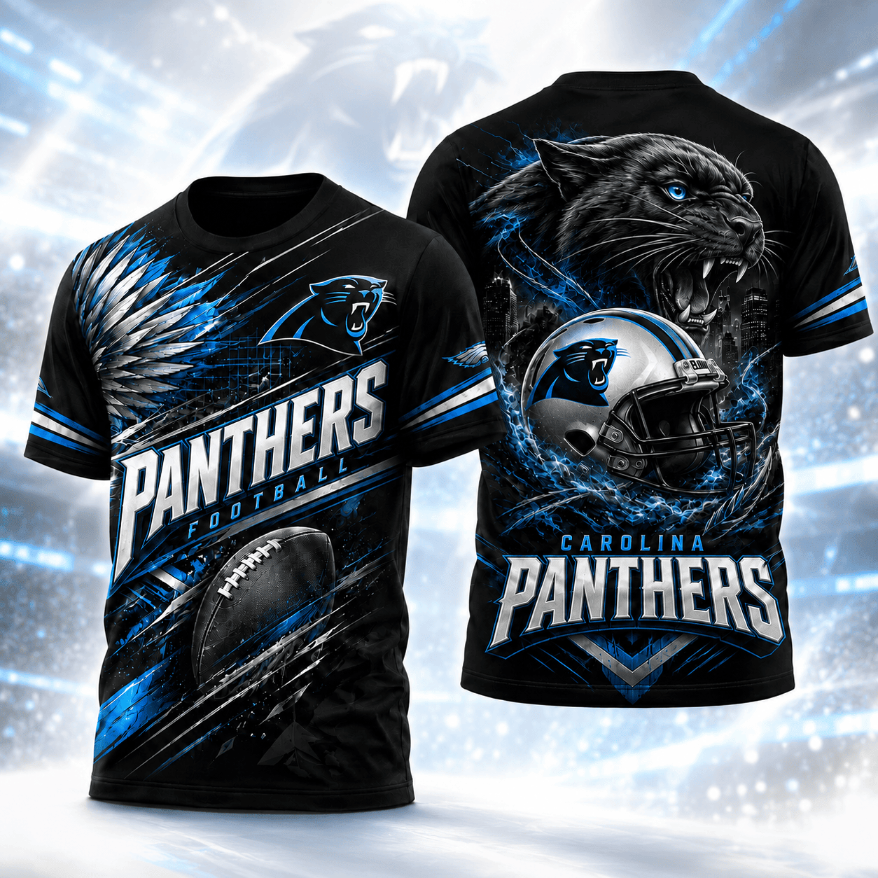Carolina Panthers | Premium NFL 3D Shirt For American Football Fans And Game Day Lovers NNK