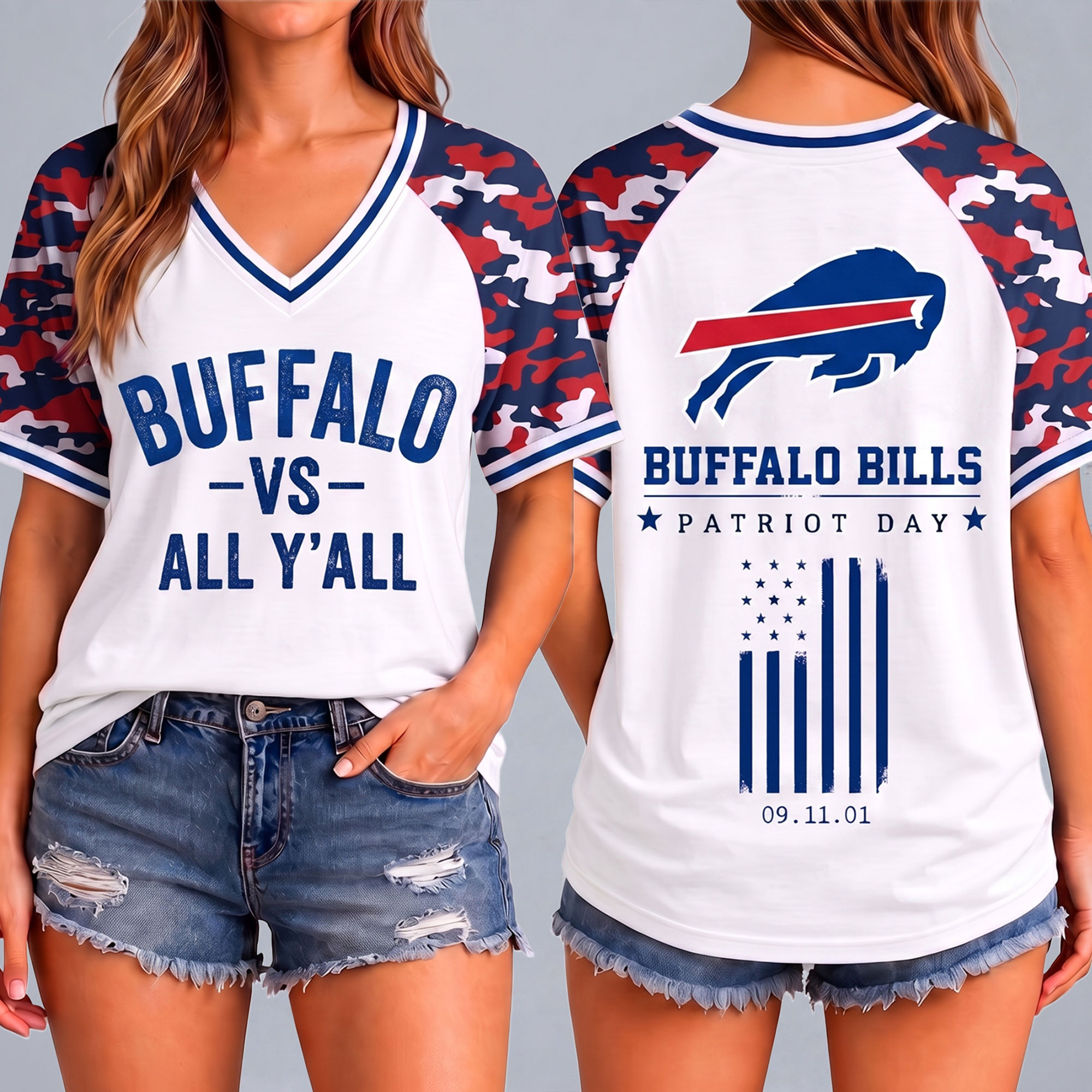 Buffalo Bills | Premium NFL United We Stand V-Neck NTH1