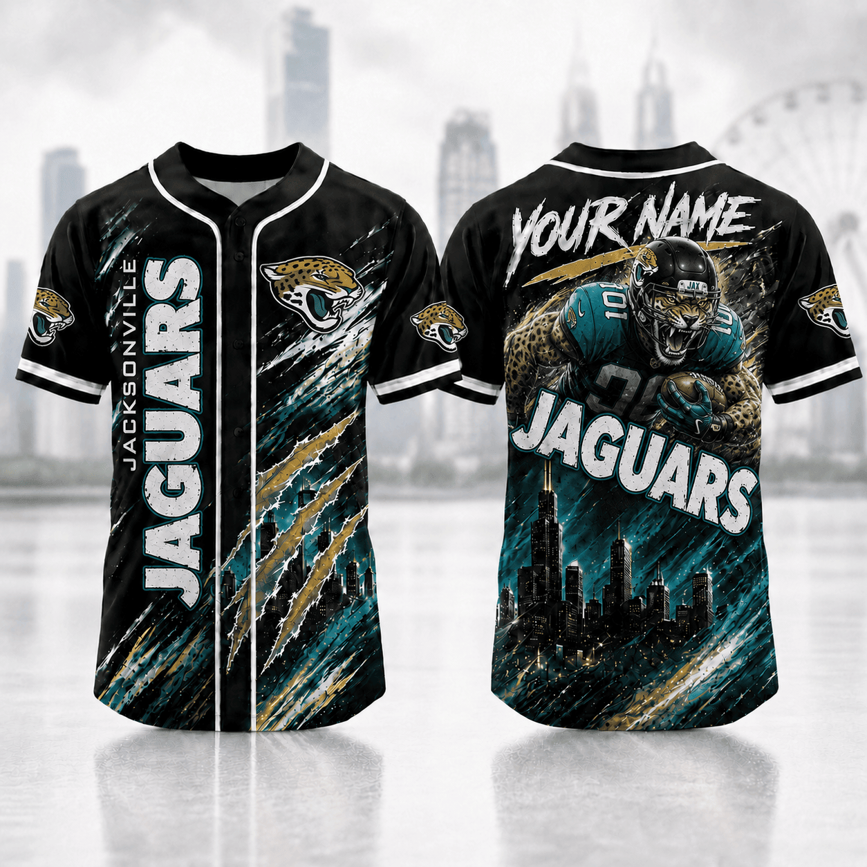 Jacksonville Jaguars | Premium Personalized NFL Jersey Shirt For Football Fans NNK