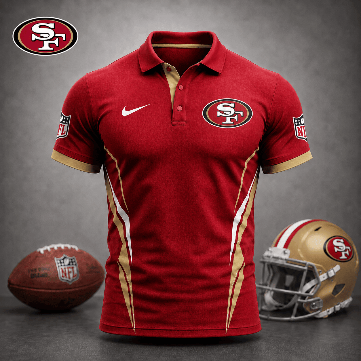 San Francisco 49ers | Premium NFL Classic Football Polo NY