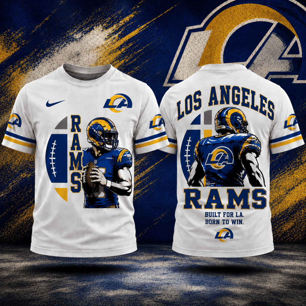 Los Angeles Rams | Premium NFL Football Legends 3D Shirt NY