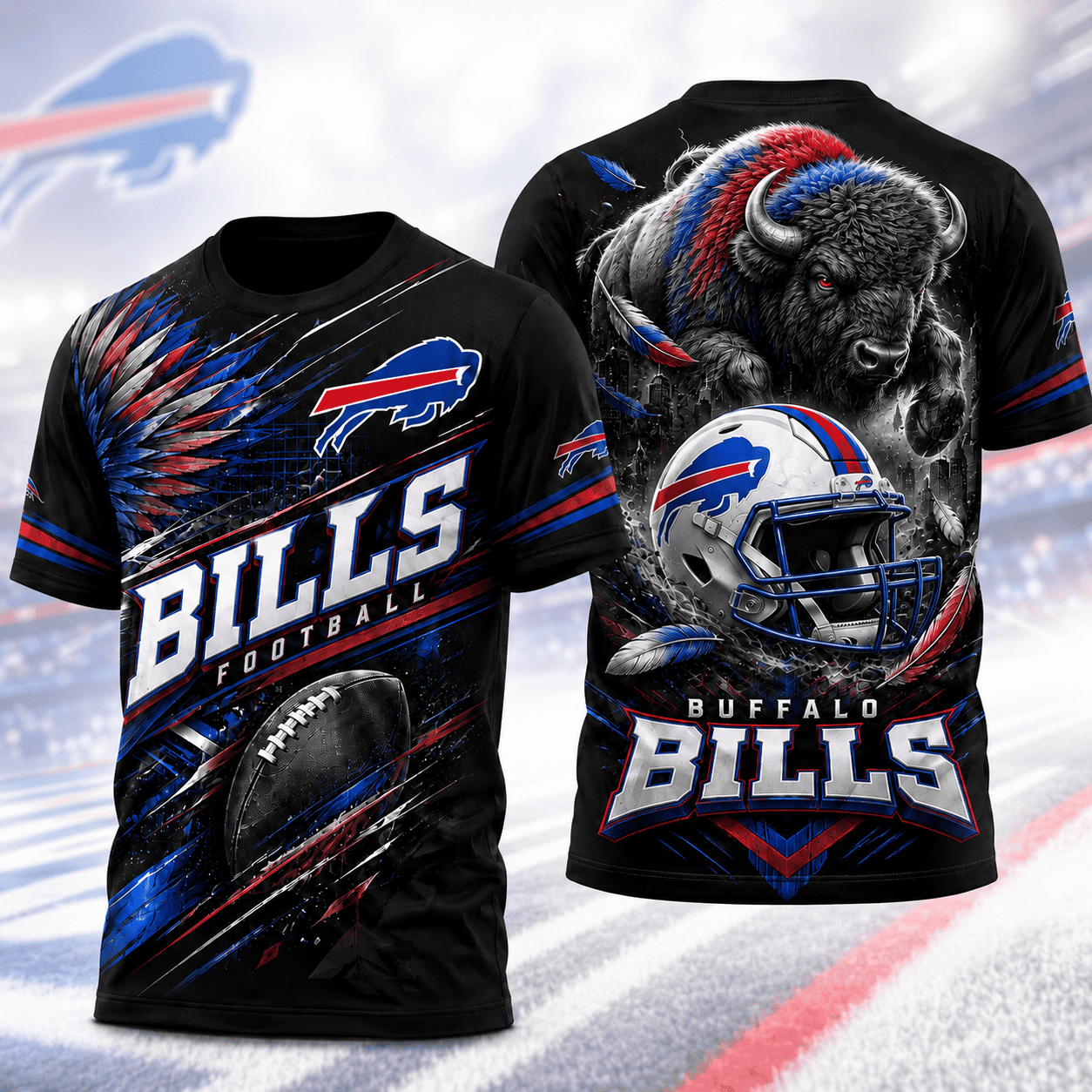 Buffalo Bills | Premium NFL 3D Shirt For American Football Fans And Game Day Lovers NNK
