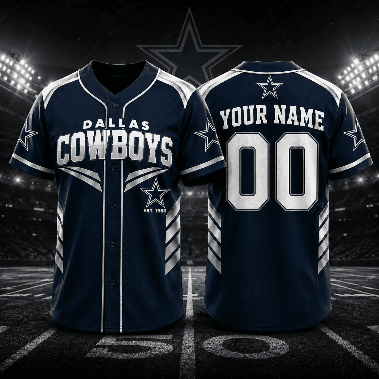 Dallas Cowboys | Premium NFL Custom Name and Number Jersey