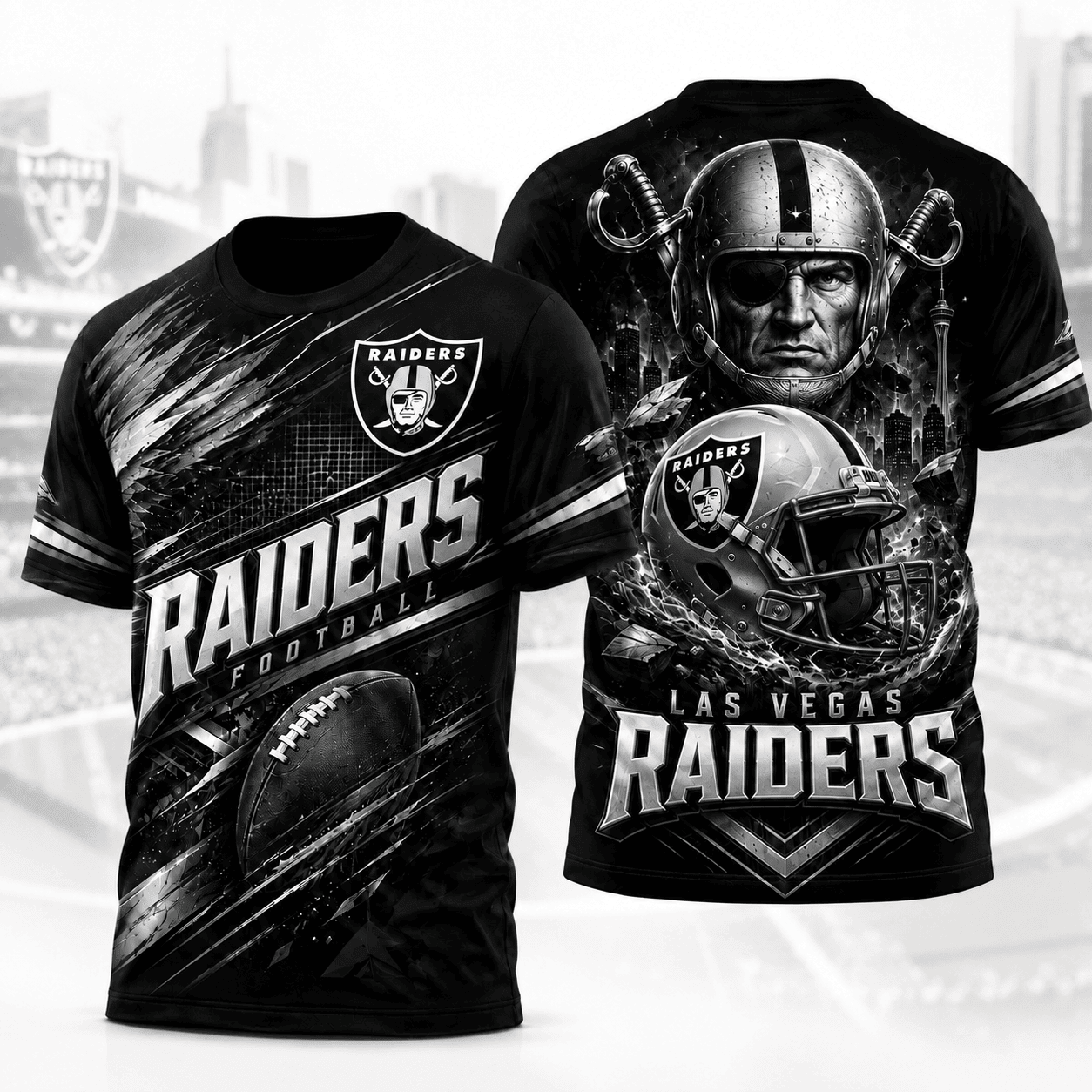 Las Vegas Raiders | Premium NFL 3D Shirt For American Football Fans And Game Day Lovers NNK