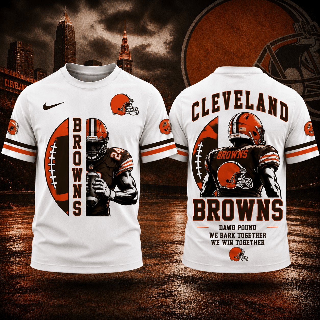 Cleveland Browns | Premium NFL Football Legends 3D Shirt NY