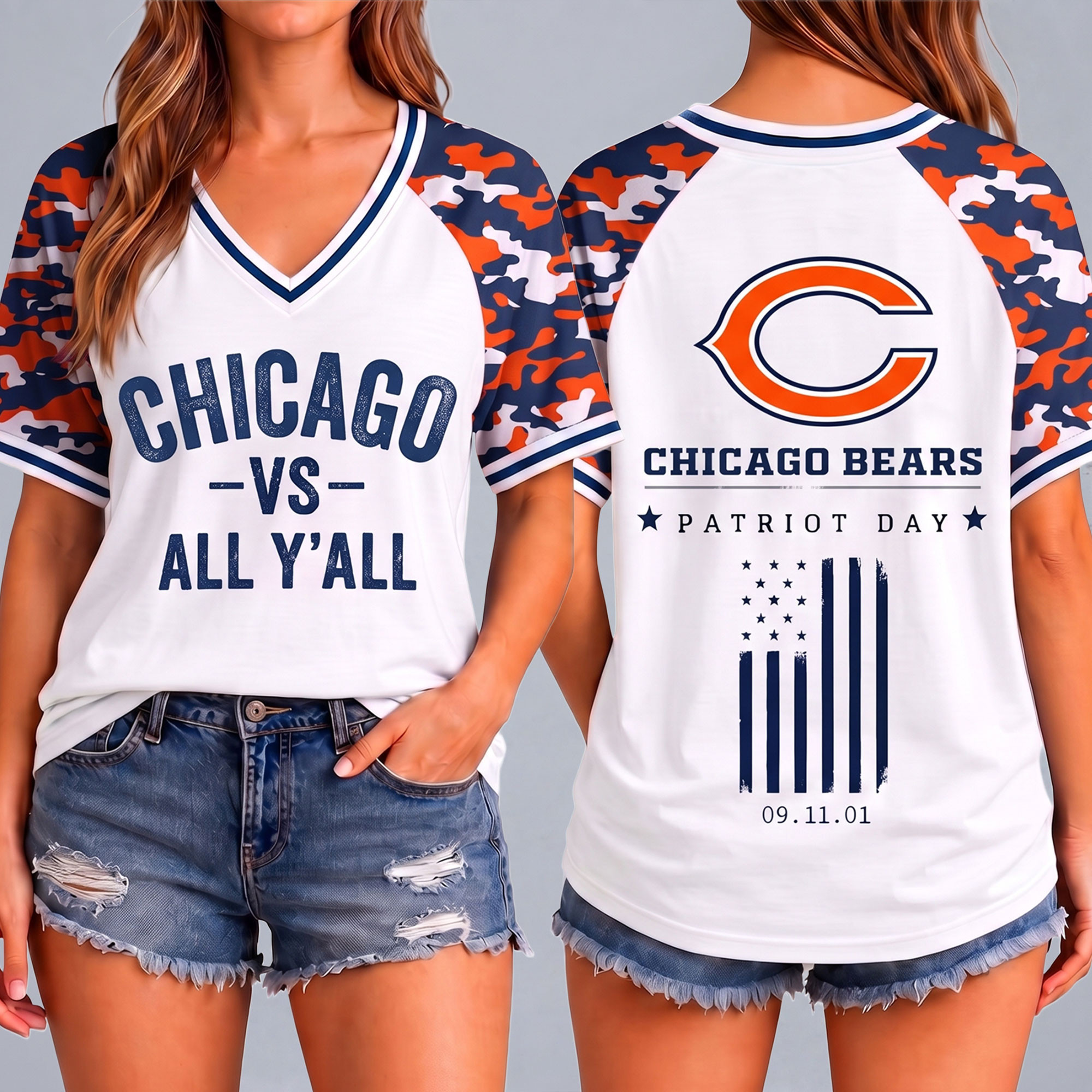 Chicago Bears | Premium NFL United We Stand V-Neck NTH1