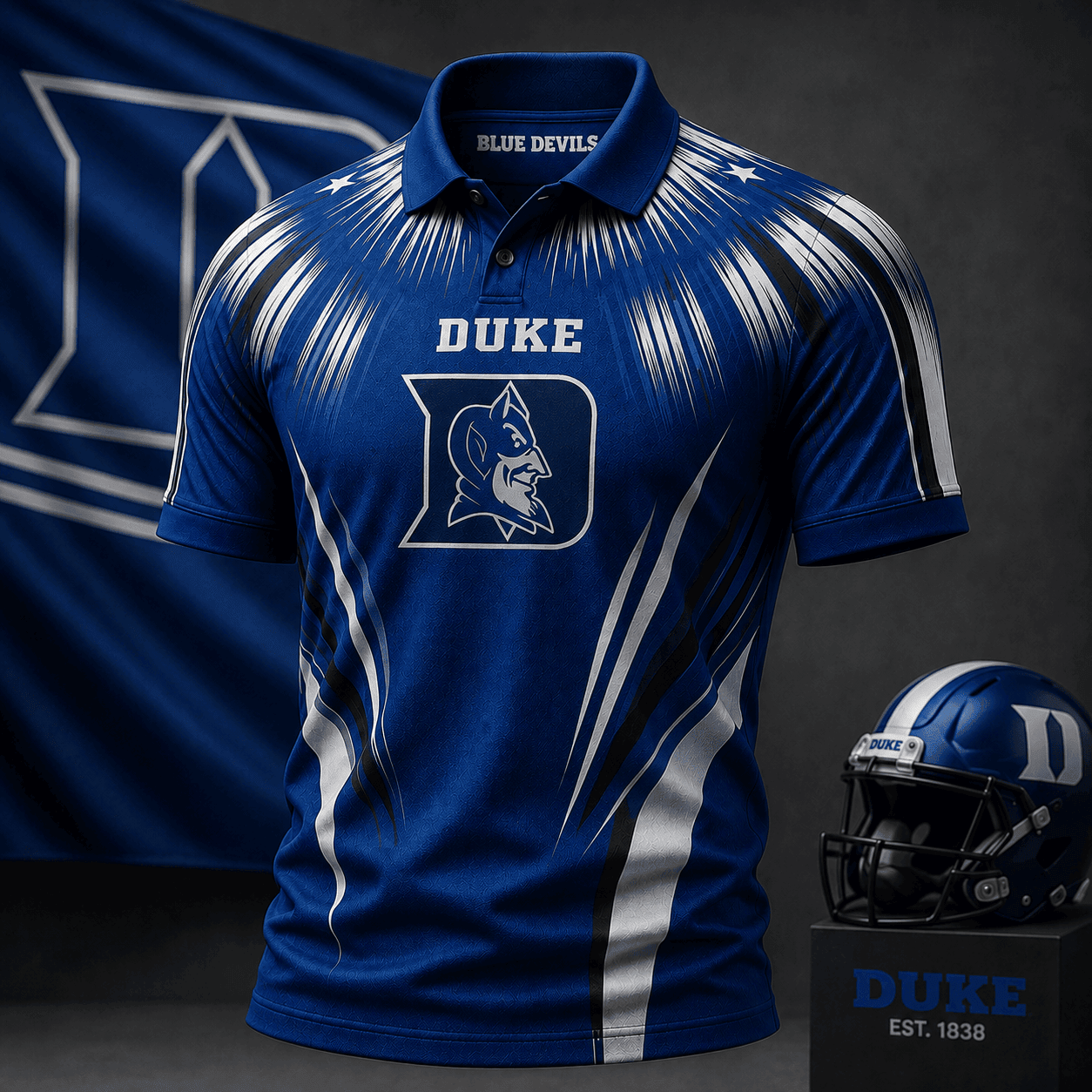 Duke Blue Devils | Premium NCAA Victory Streak Polo NY
