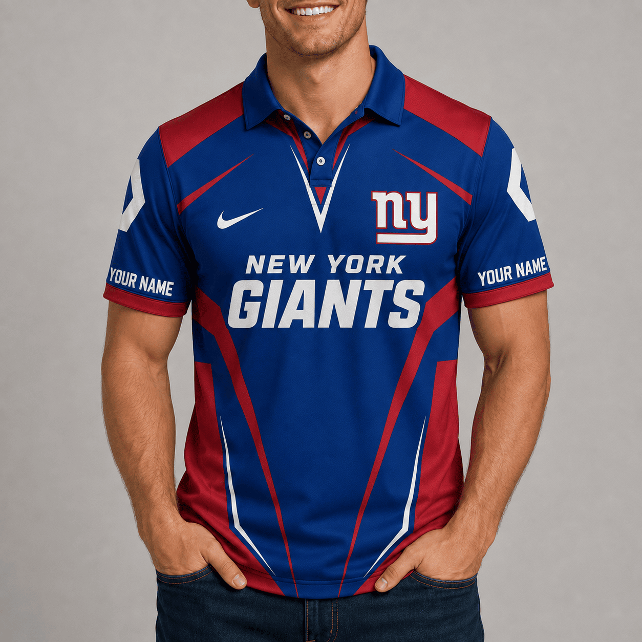 New York Giants | Premium NFL Team Performance Polo TD
