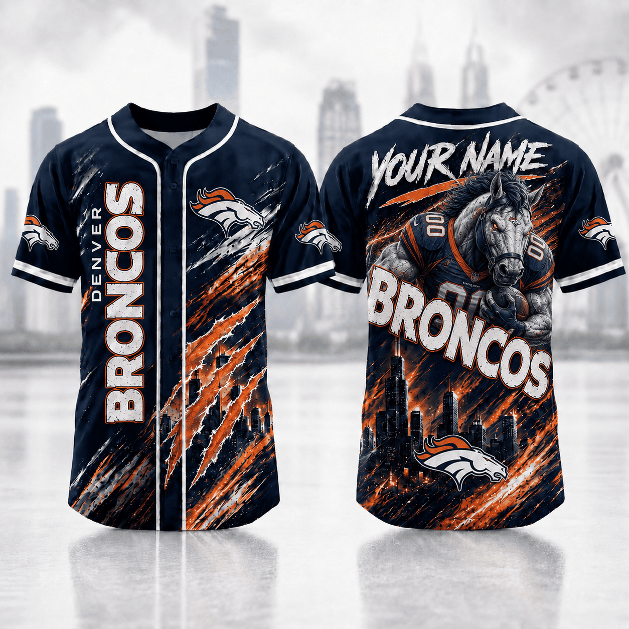 Denver Broncos | Premium Personalized NFL Jersey Shirt For Football Fans NNK