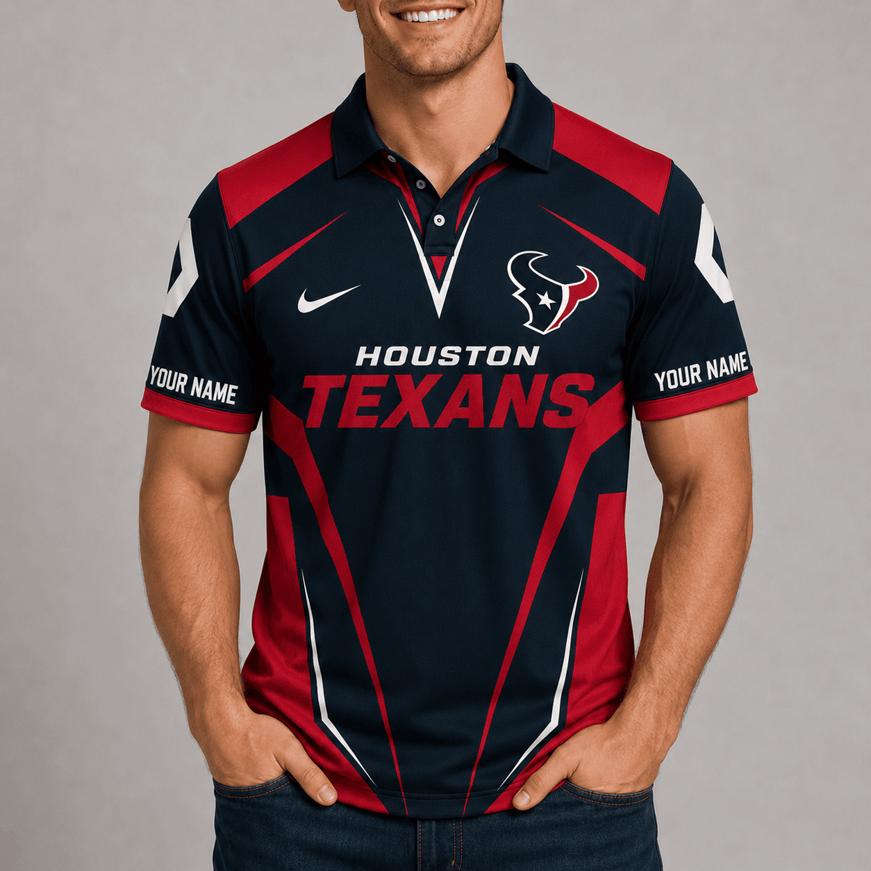 Houston Texans | Premium NFL Team Performance Polo TD