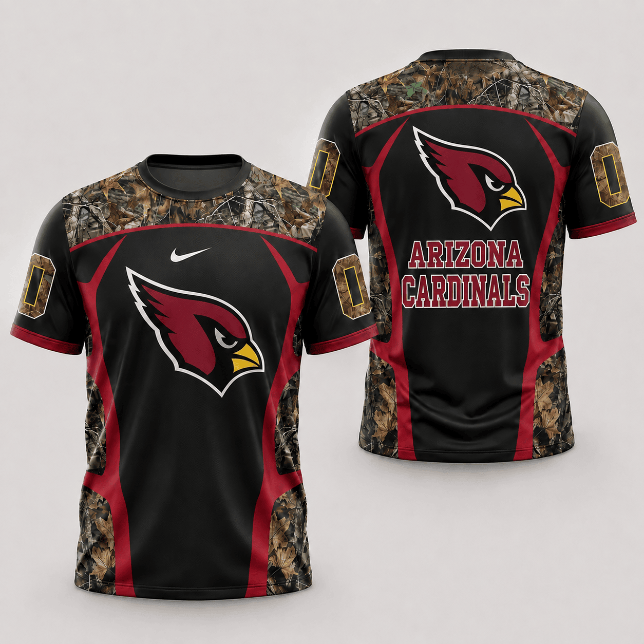 Arizona Cardinals | Premium NFL Hunting Camo 3D Shirt NY
