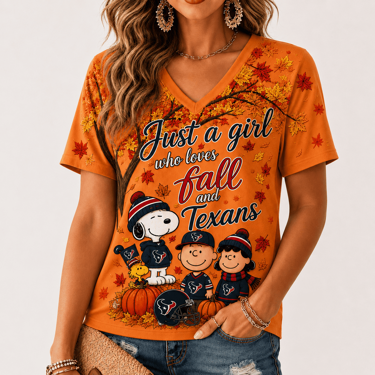 Houston Texans | Premium NFL Fall Season V-Neck TD