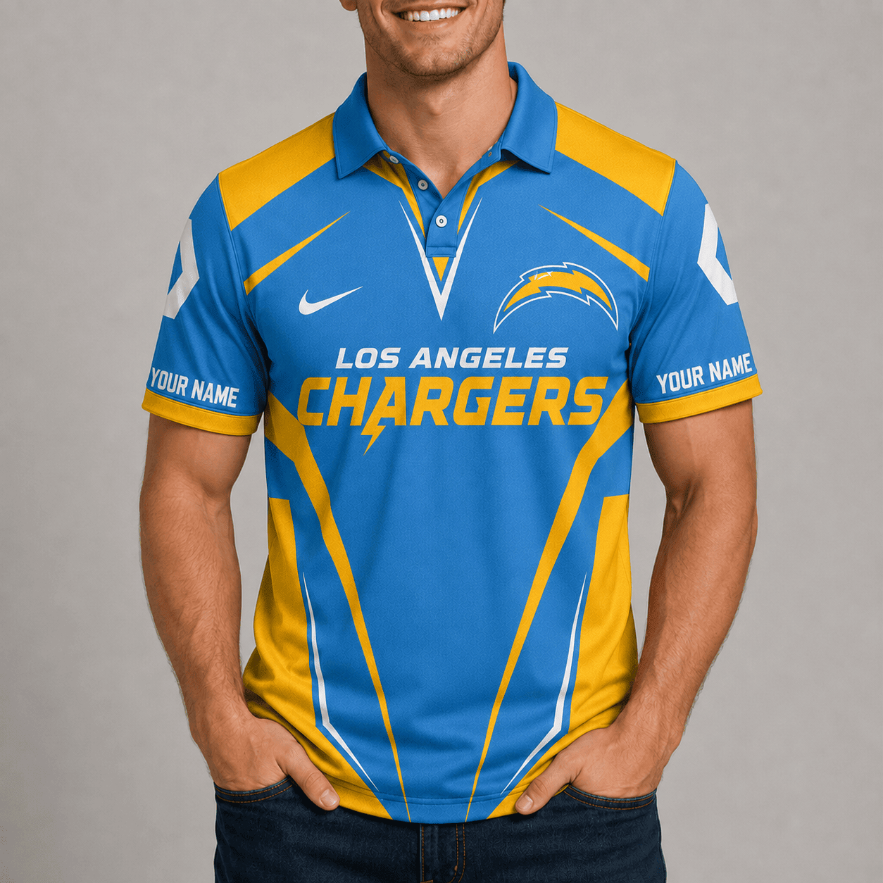 Los Angeles Chargers | Premium NFL Team Performance Polo TD