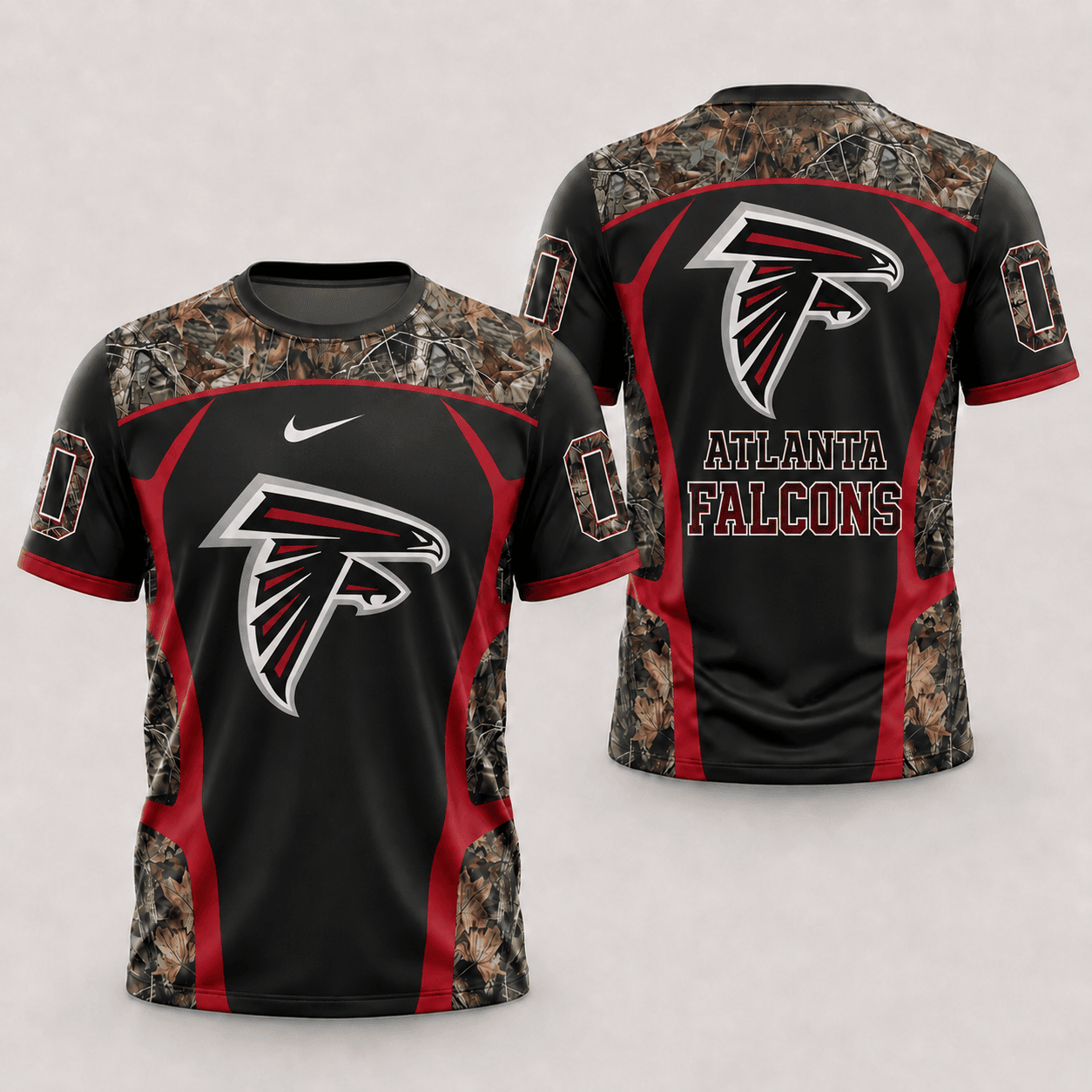 Atlanta Falcons | Premium NFL Hunting Camo 3D Shirt NY
