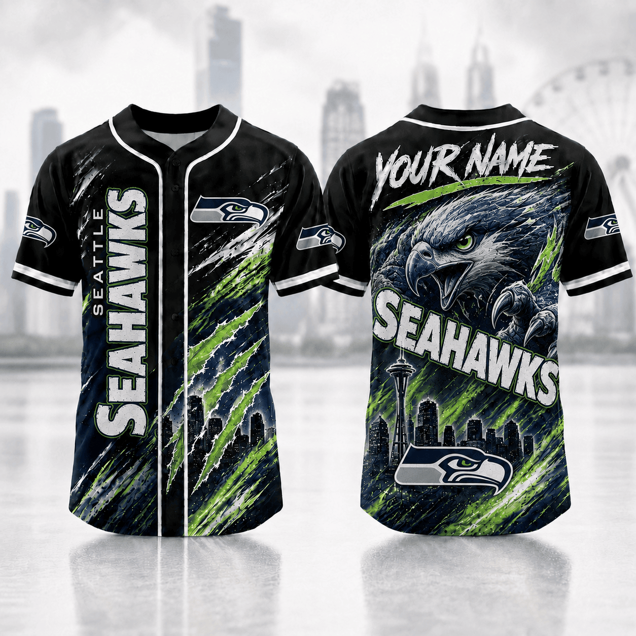 Seattle Seahawks | Premium Personalized NFL Jersey Shirt For Football Fans NNK