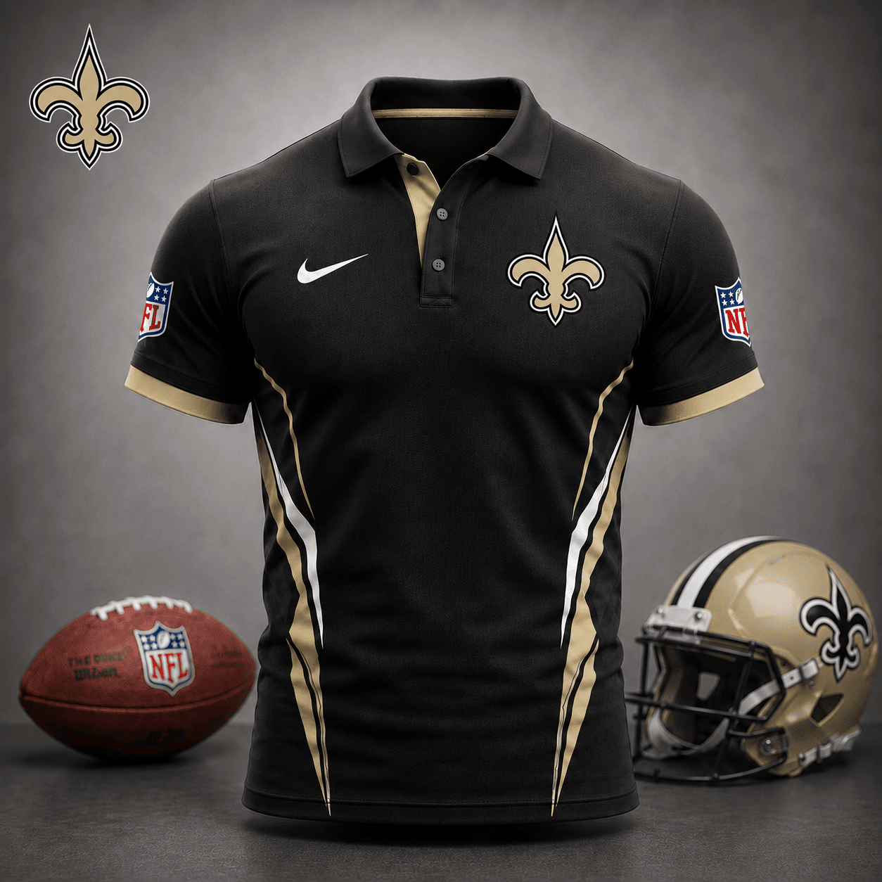 New Orleans Saints | Premium NFL Classic Football Polo NY