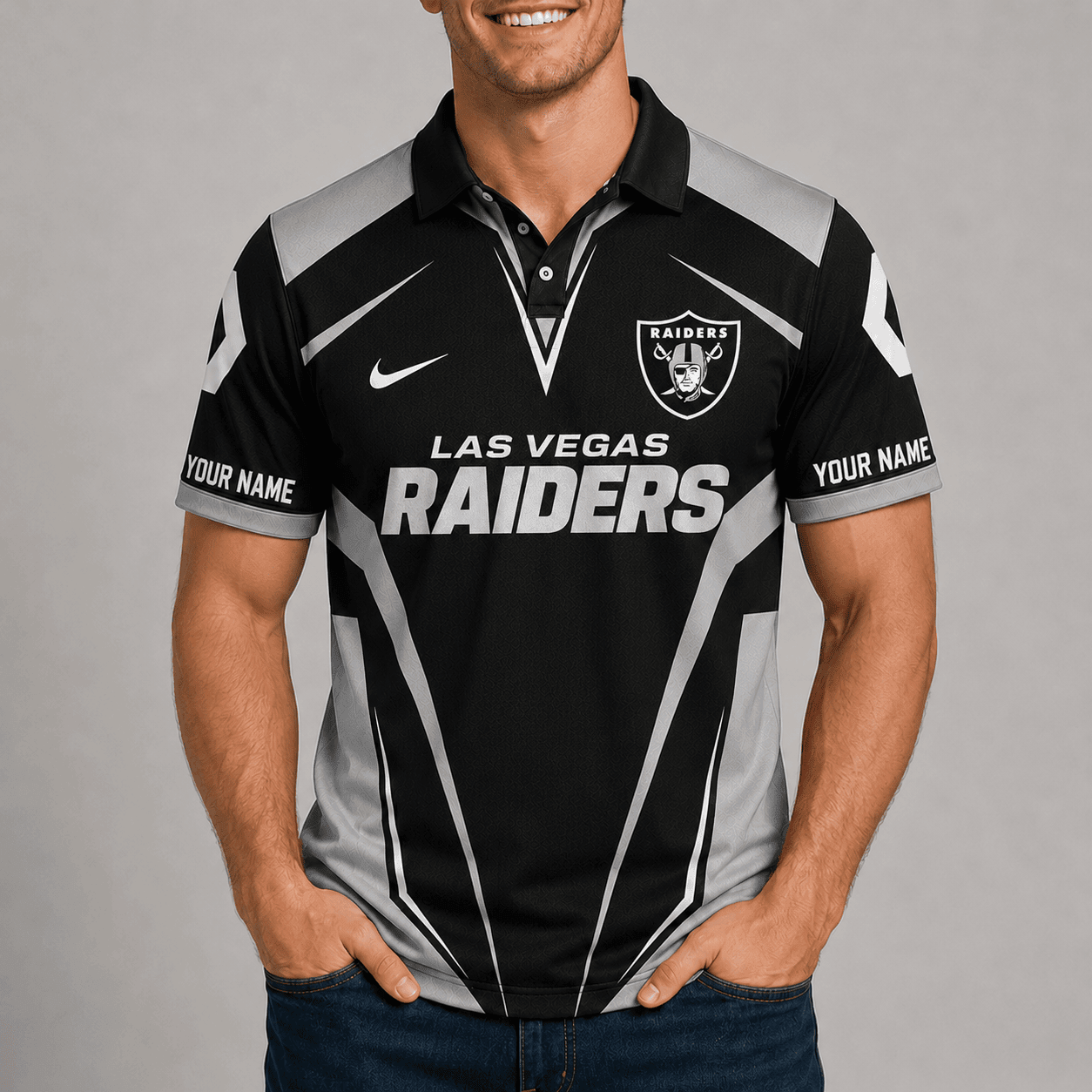 Las Vegas Raiders | Premium NFL Team Performance Polo TD