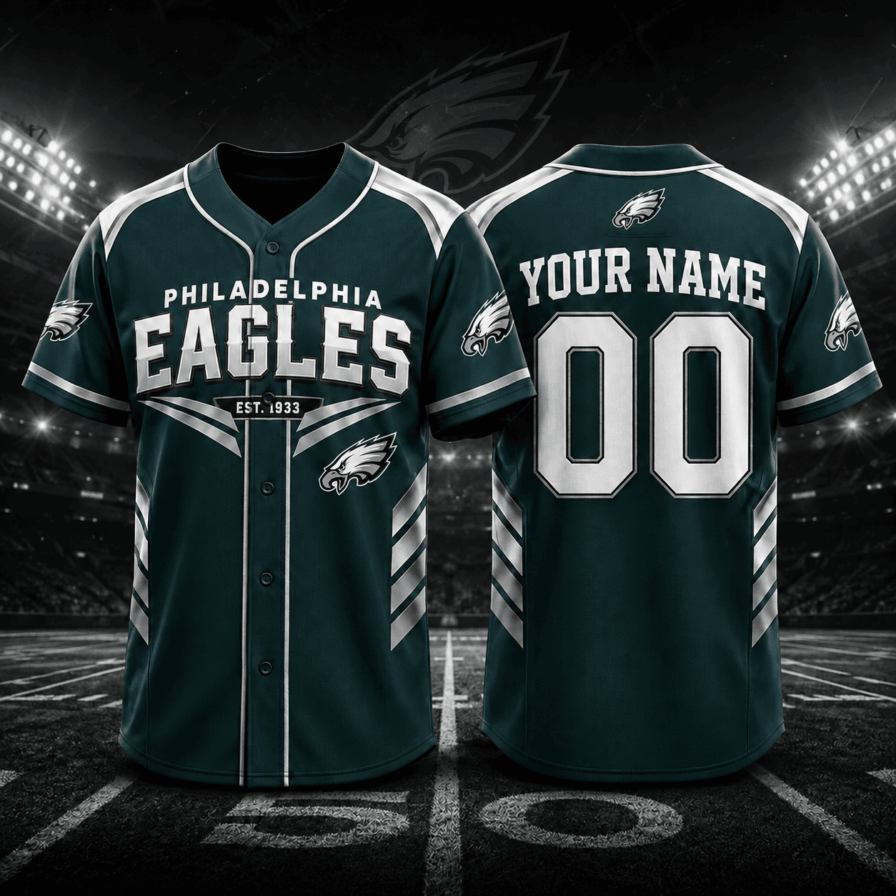 Philadelphia Eagles | Premium NFL Custom Name and Number Jersey NPL