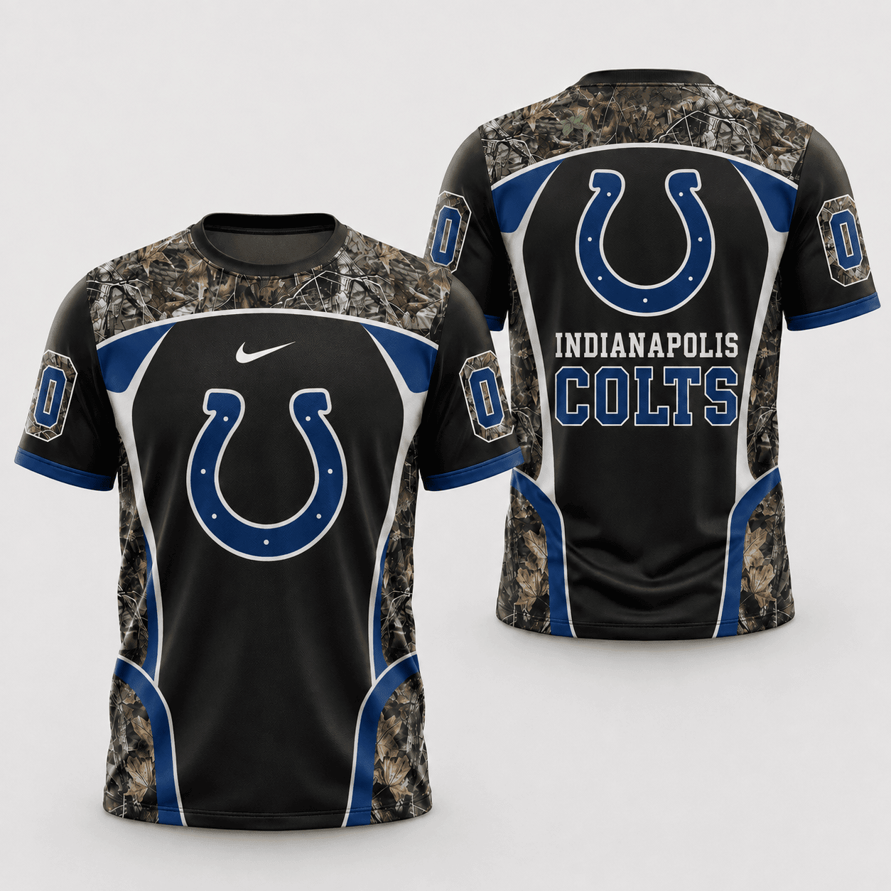 Indianapolis Colts | Premium NFL Hunting Camo 3D Shirt NY