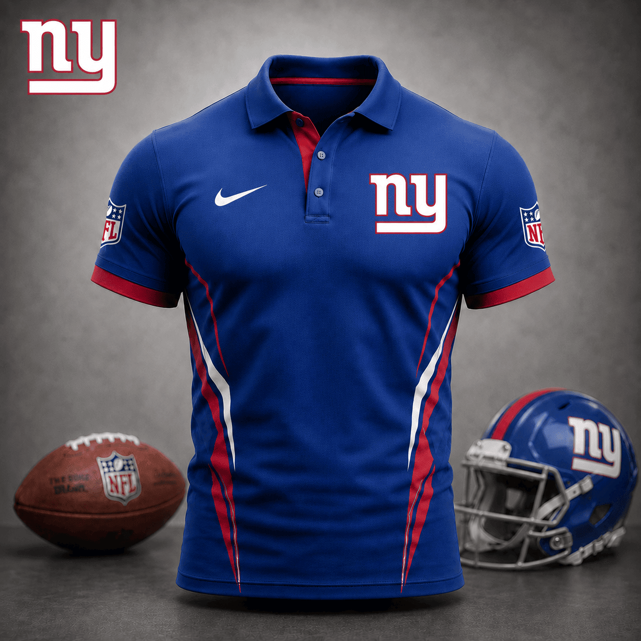 New York Giants | Premium NFL Classic Football Polo NY