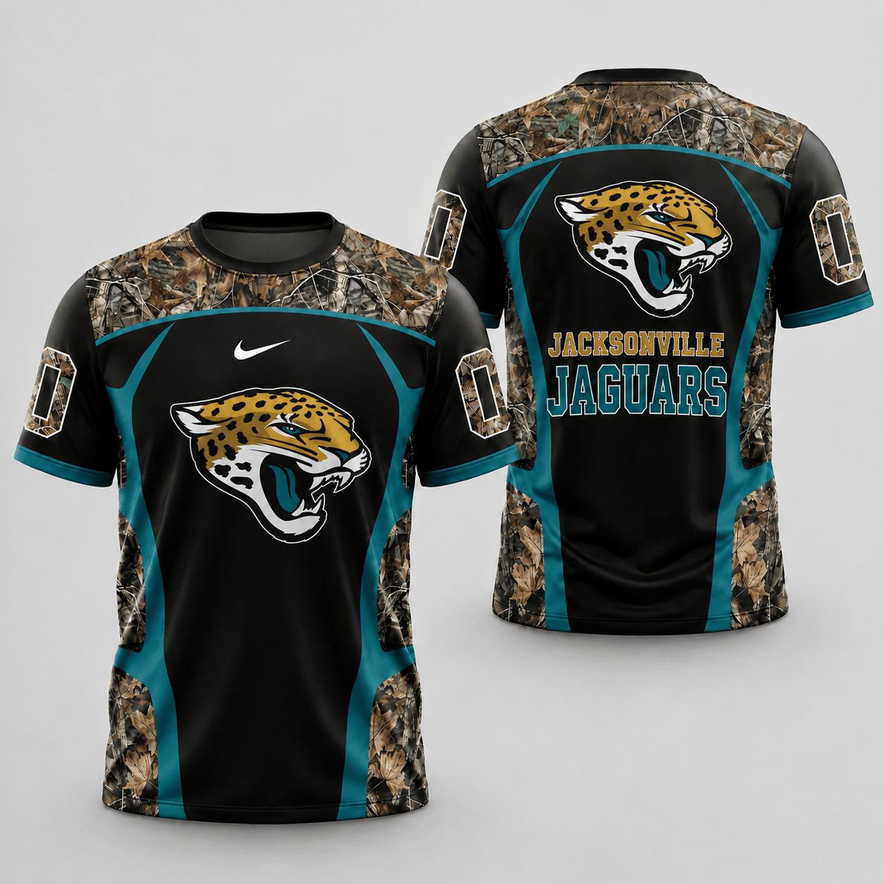Jacksonville Jaguars | Premium NFL Hunting Camo 3D Shirt NY