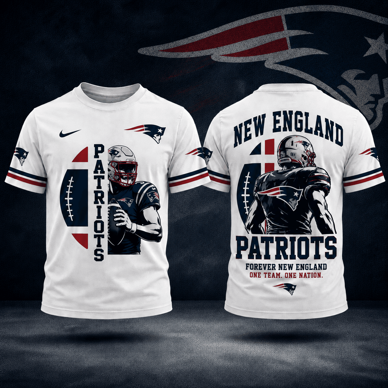 New England Patriots | Premium NFL Football Legends 3D Shirt NY