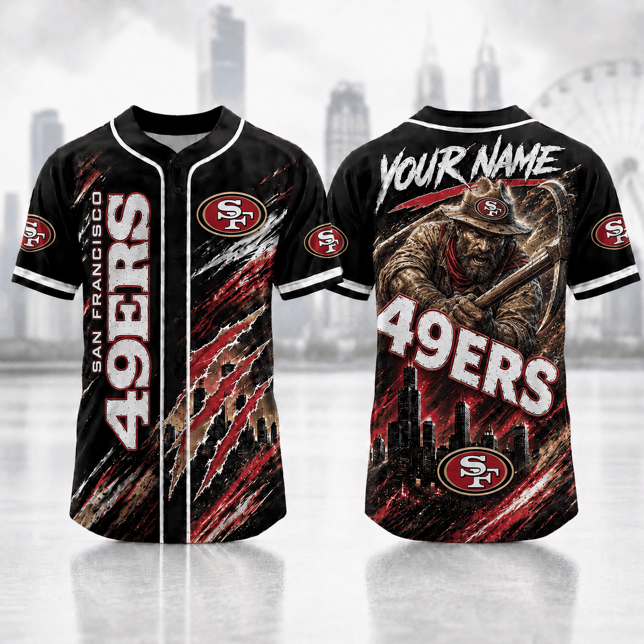San Francisco 49ers | Premium Personalized NFL Jersey Shirt For Football Fans NNK
