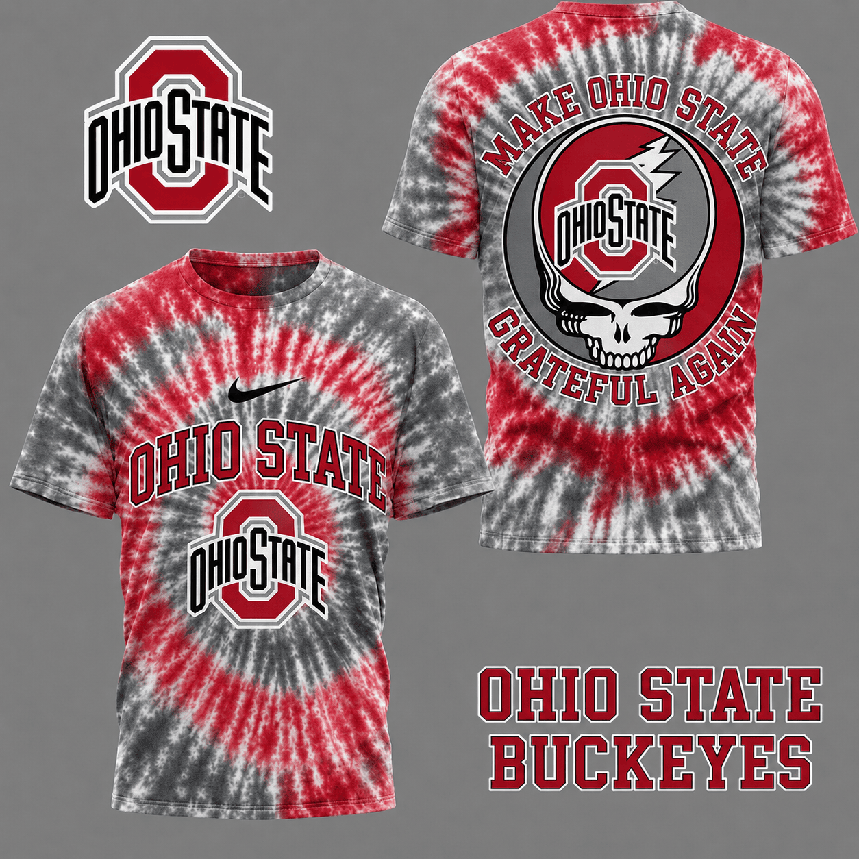 Ohio State Buckeyes | Premium NCAA Grateful Again 3D Shirt NY