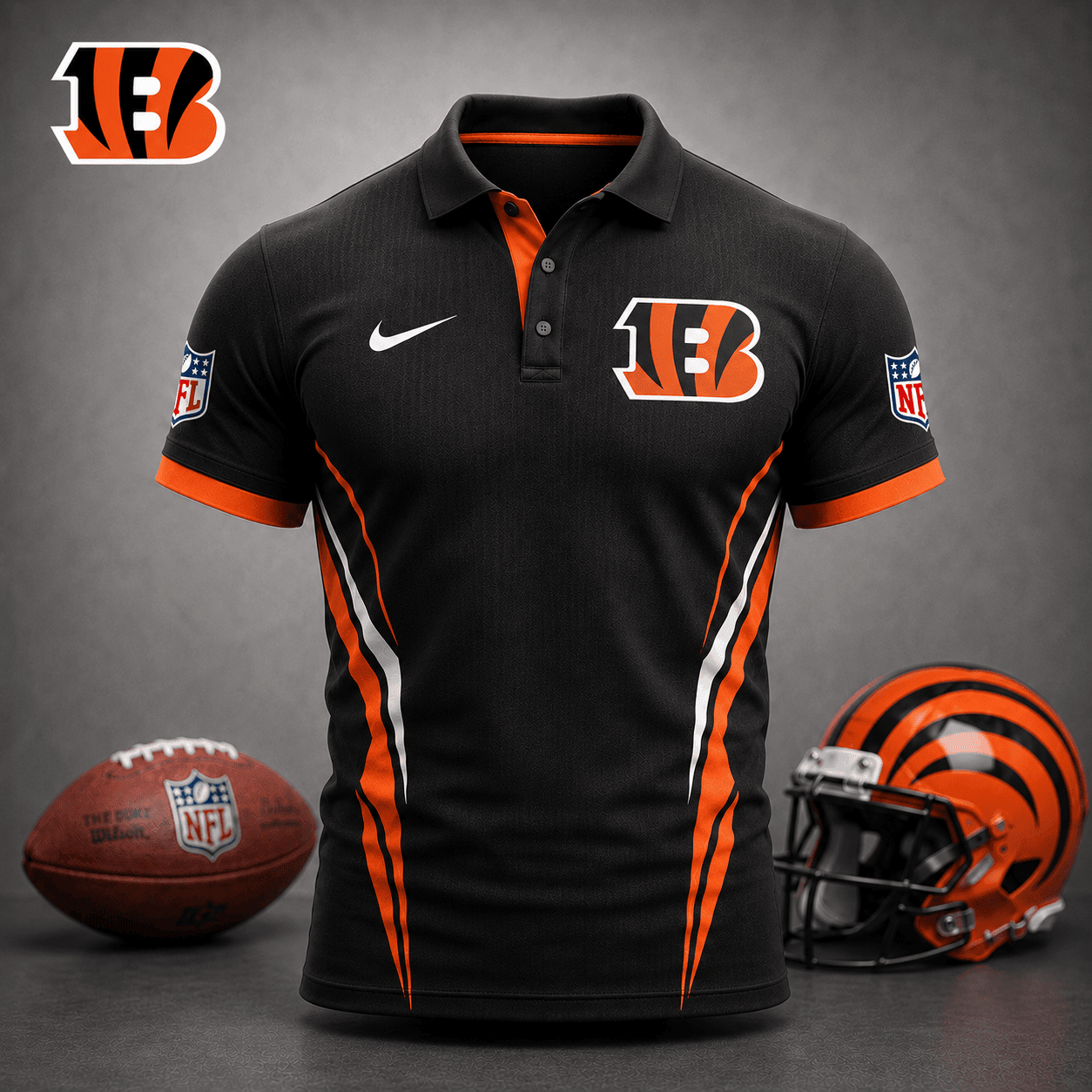 Cincinnati Bengals | Premium NFL Classic Football Polo NY