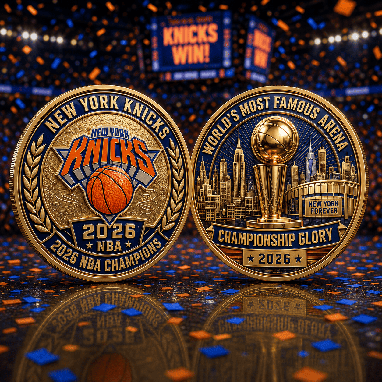 New York Knicks | Premium 2026 NBA Champions 3D Shirt TD