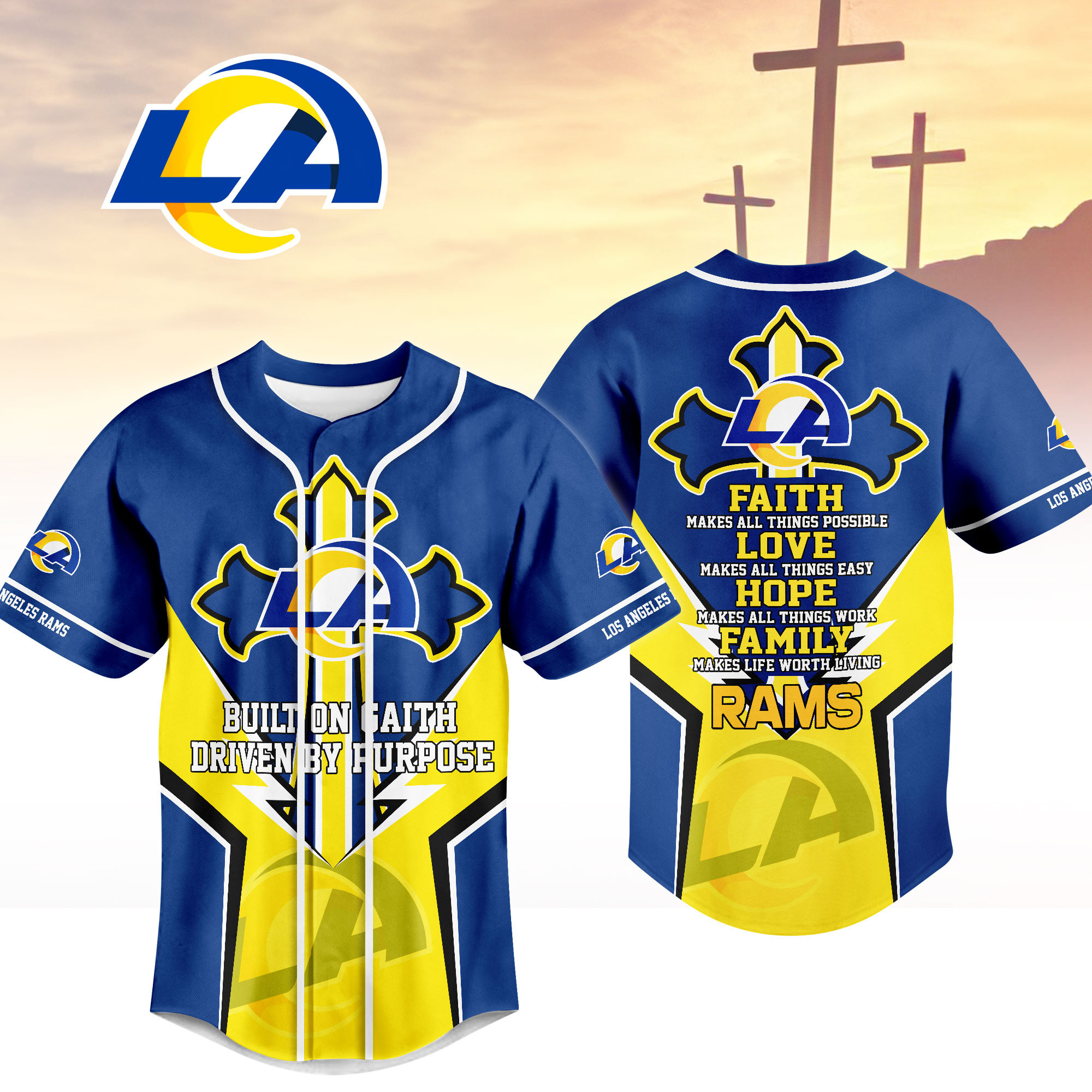 Los Angeles Rams | Premium Blessed Beyond The Score Jersey NTH1