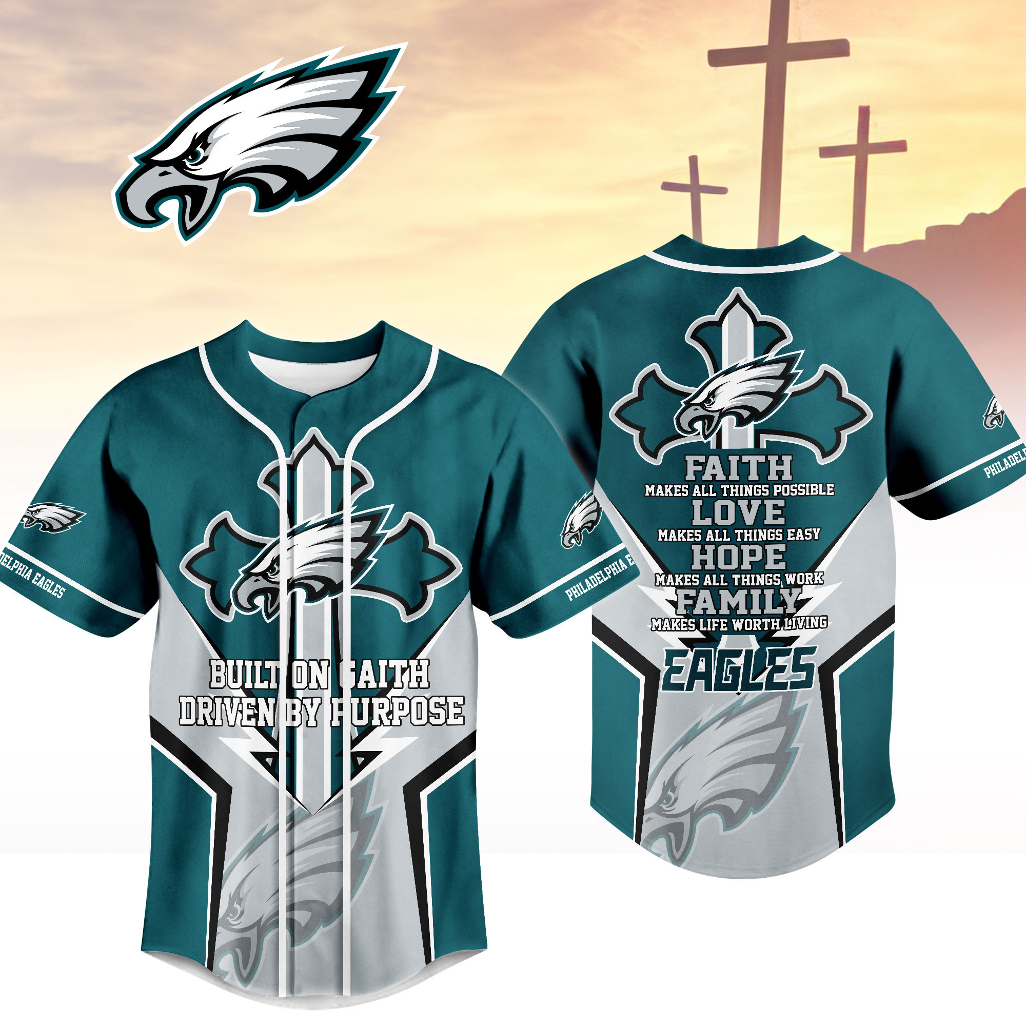 Philadelphia Eagles | Premium Blessed Beyond The Score Jersey NTH1