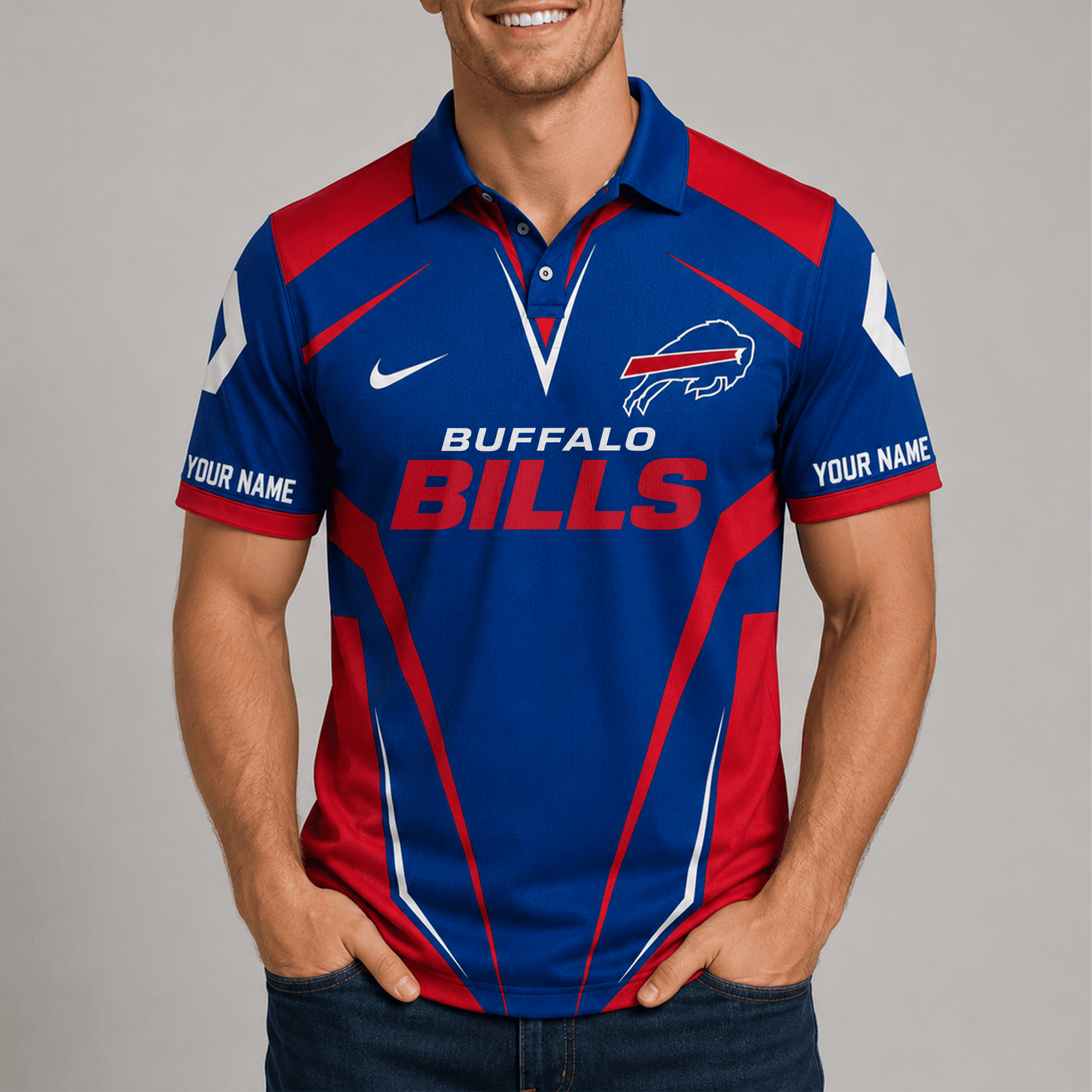 Buffalo Bills | Premium NFL Team Performance Polo TD