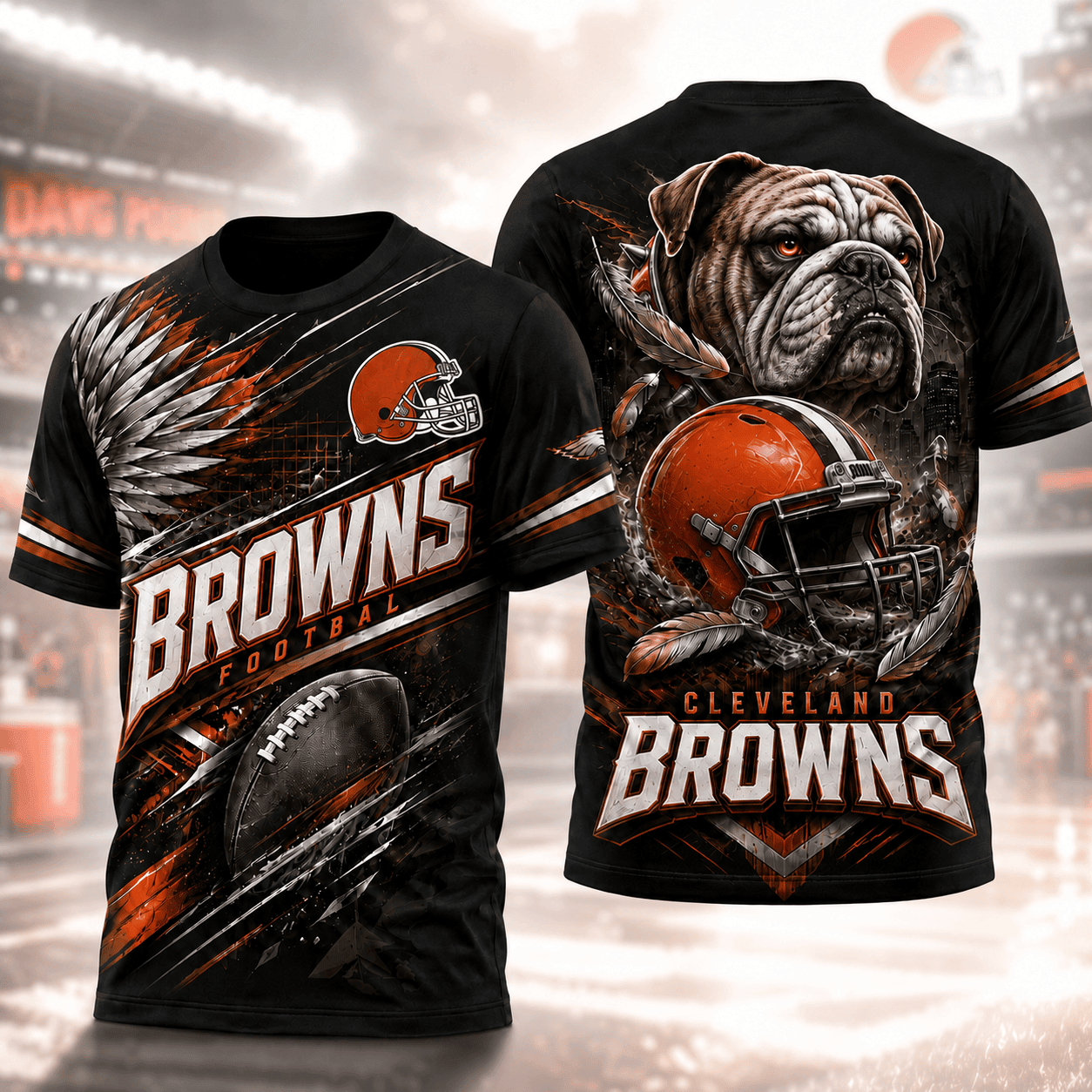 Cleveland Browns | Premium NFL 3D Shirt For American Football Fans And Game Day Lovers NNK