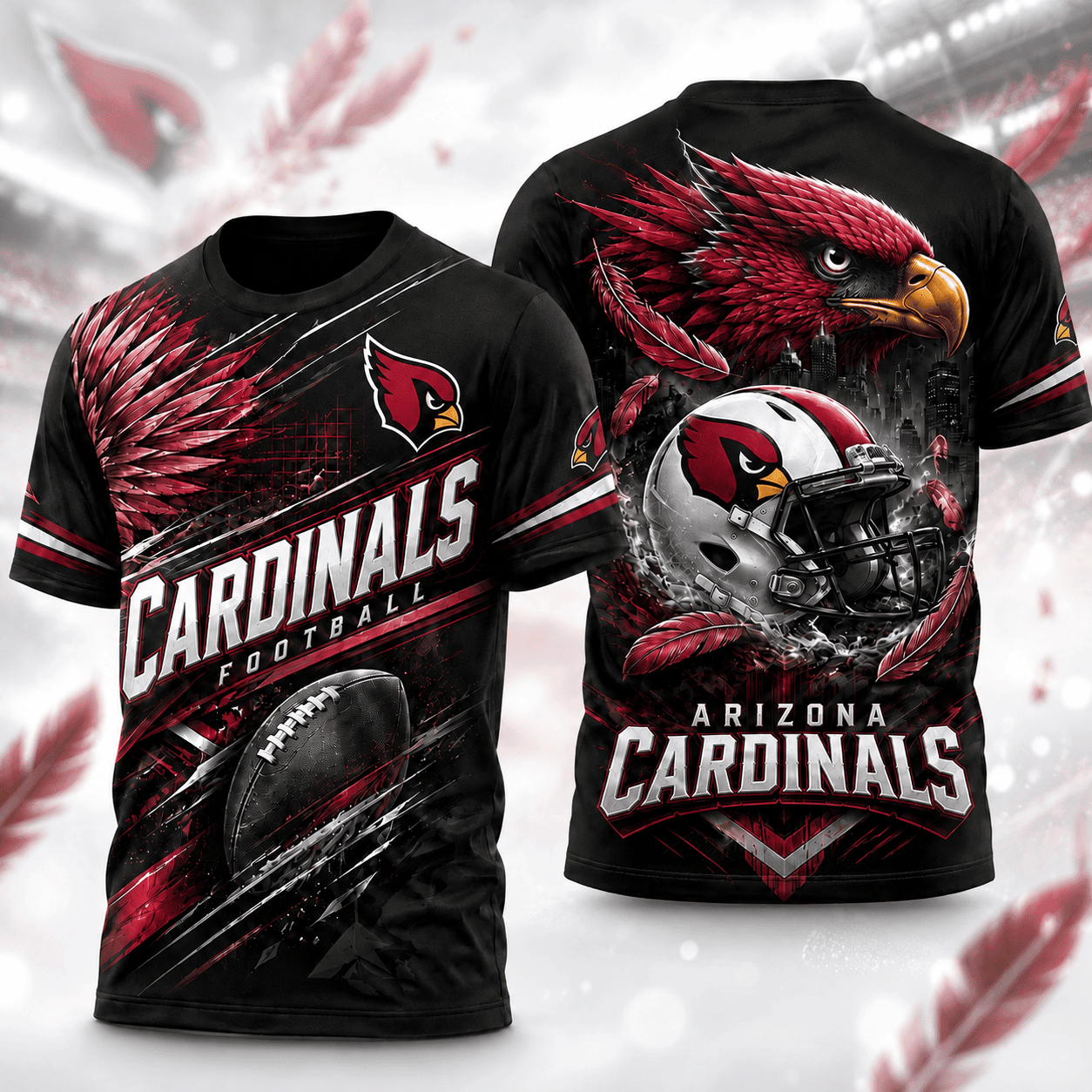 Arizona Cardinals | Premium NFL 3D Shirt For American Football Fans And Game Day Lovers NNK