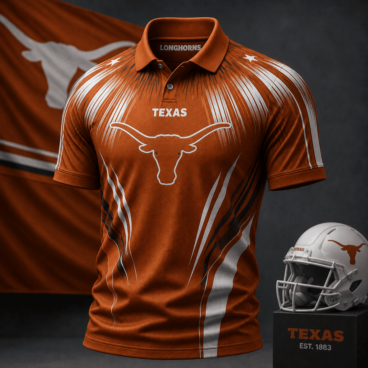 Texas Longhorns | Premium NCAA Victory Streak Polo NY
