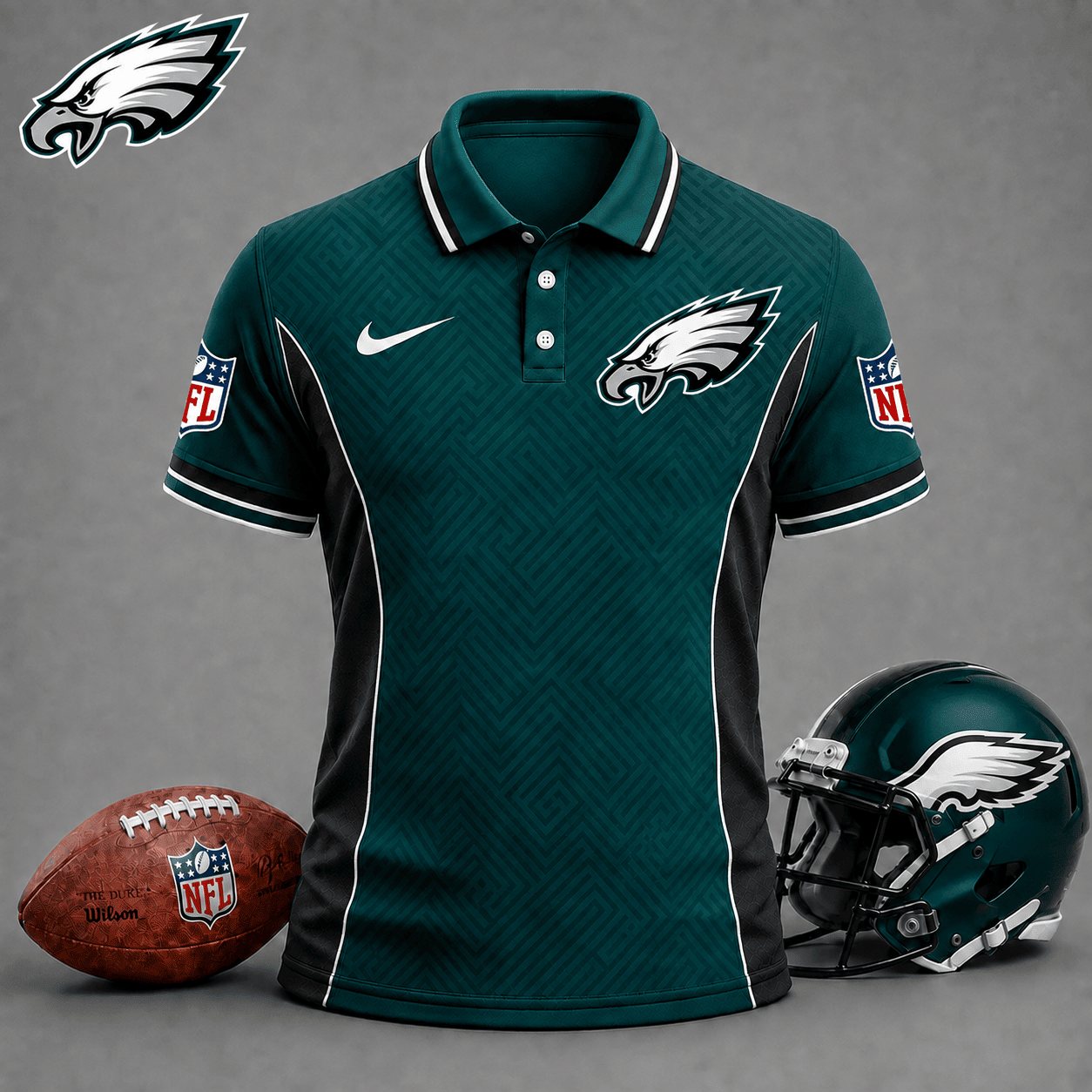 Philadelphia Eagles | Premium NFL Tonal Labyrinth Polo NY