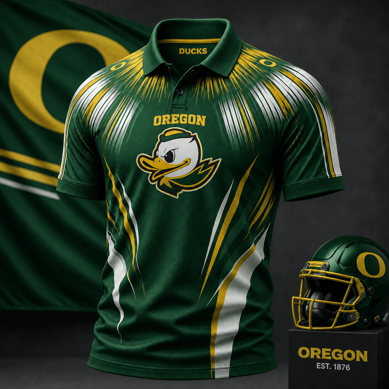Oregon Ducks | Premium NCAA Victory Streak Polo NY