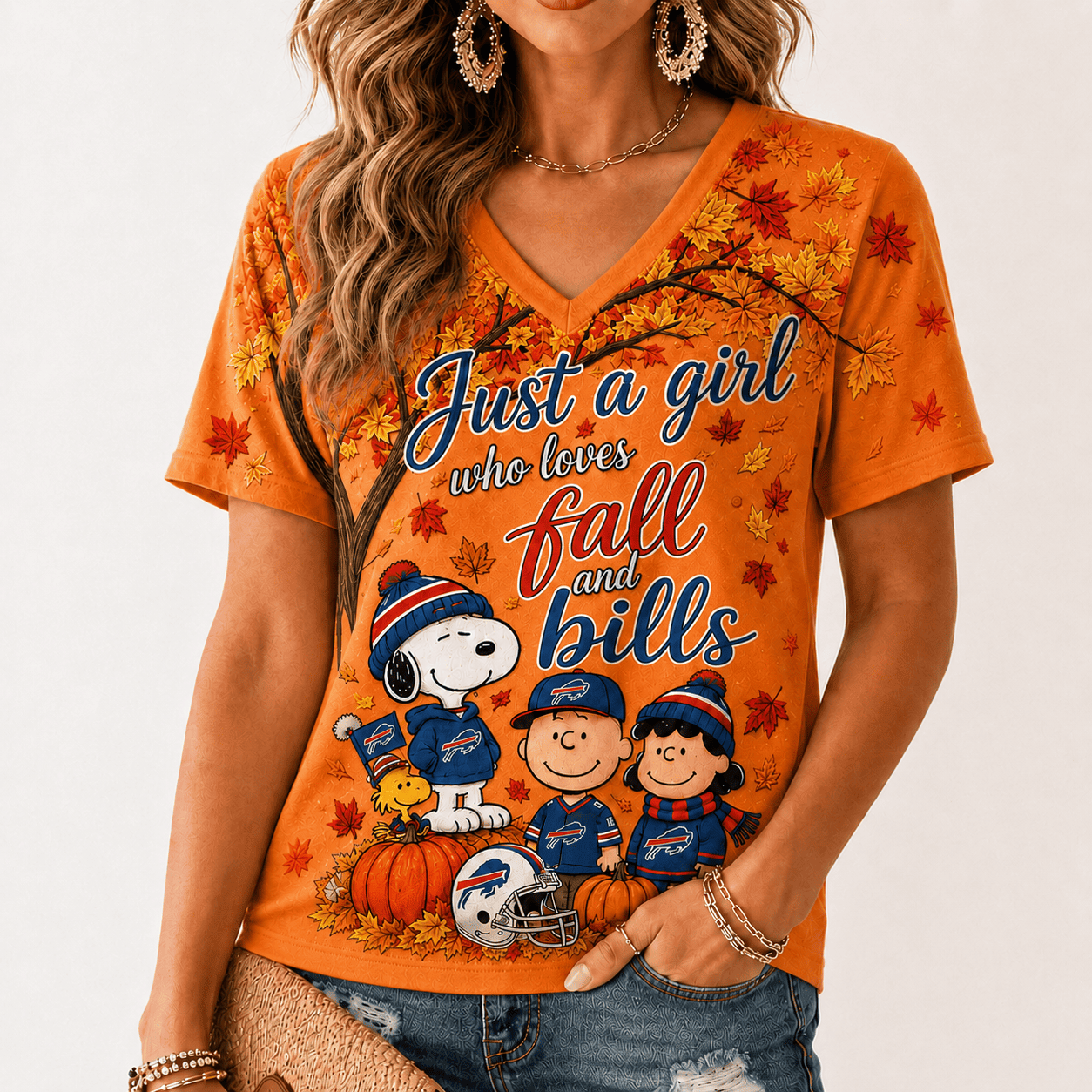 Buffalo Bills | Premium NFL Fall Season V-Neck TD