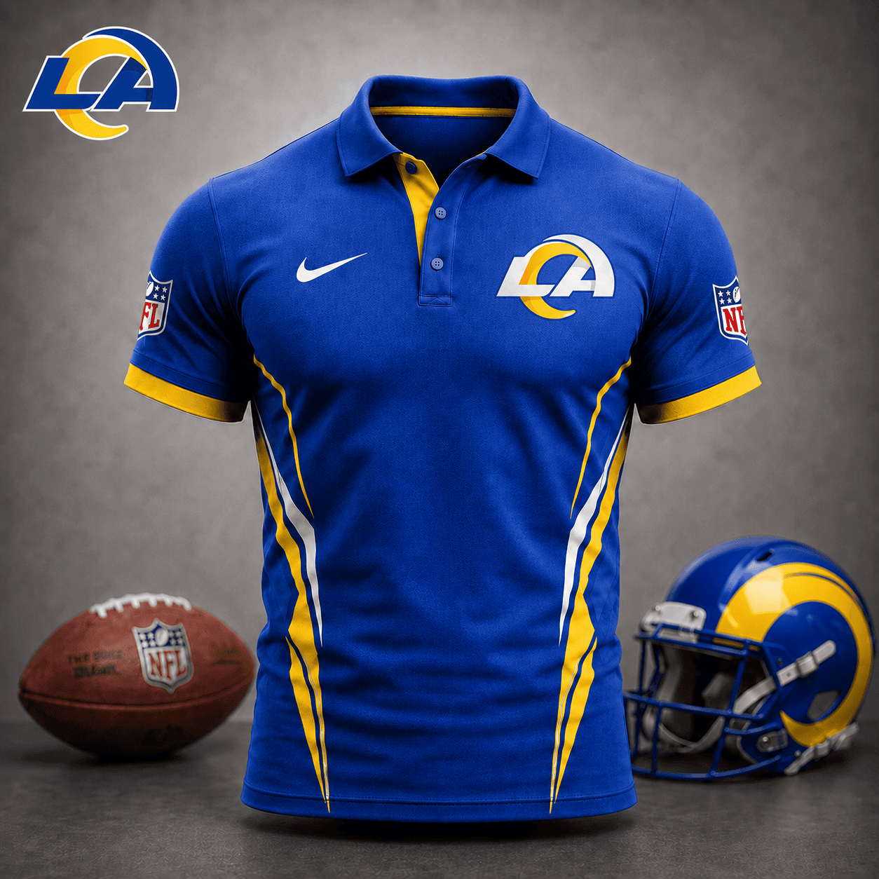 Los Angeles Rams | Premium NFL Classic Football Polo NY
