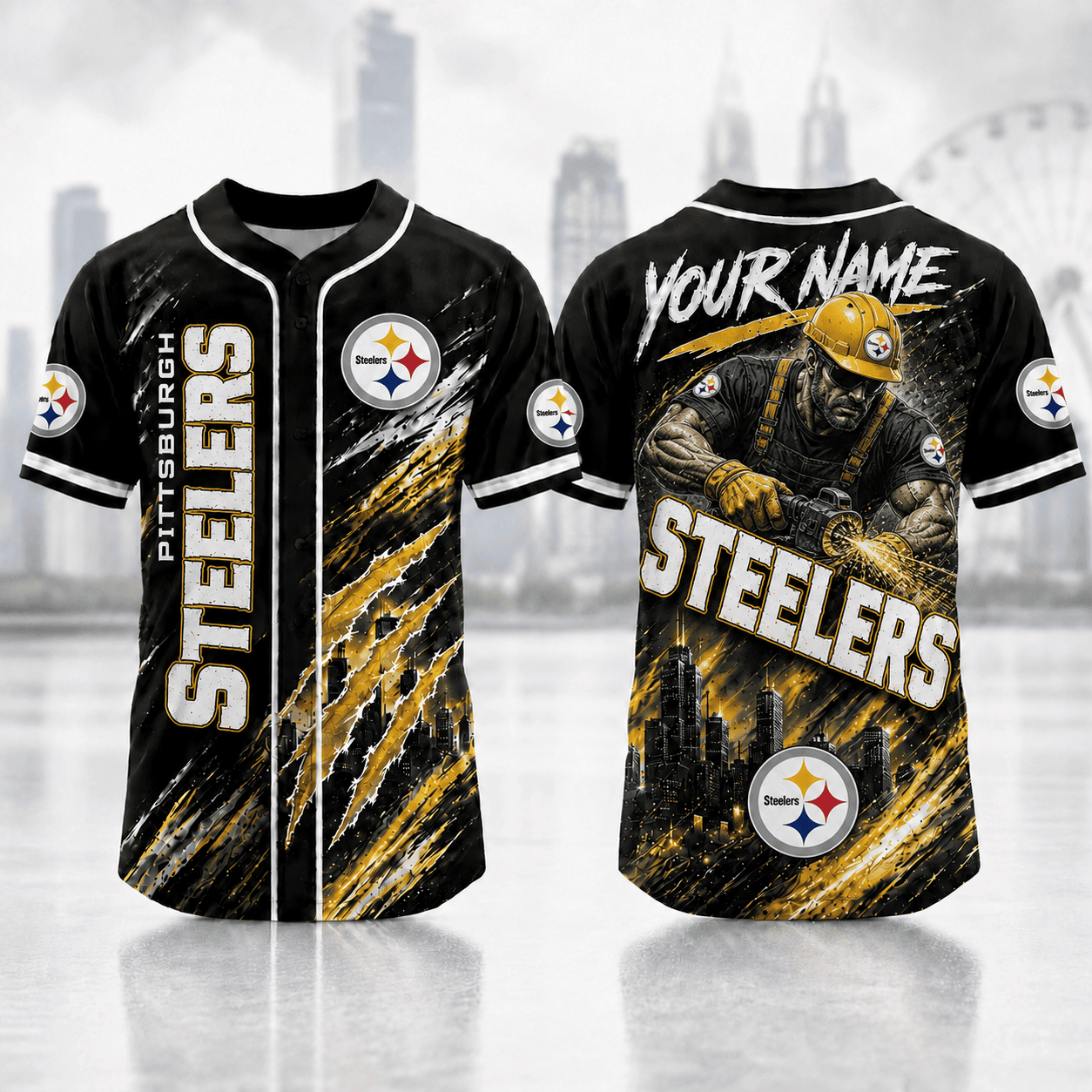 Pittsburgh Steelers | Premium Personalized NFL Jersey Shirt For Football Fans NNK