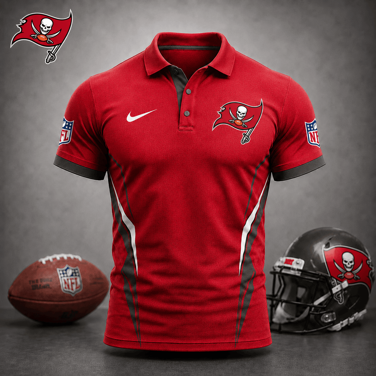 Tampa Bay Buccaneers | Premium NFL Classic Football Polo NY