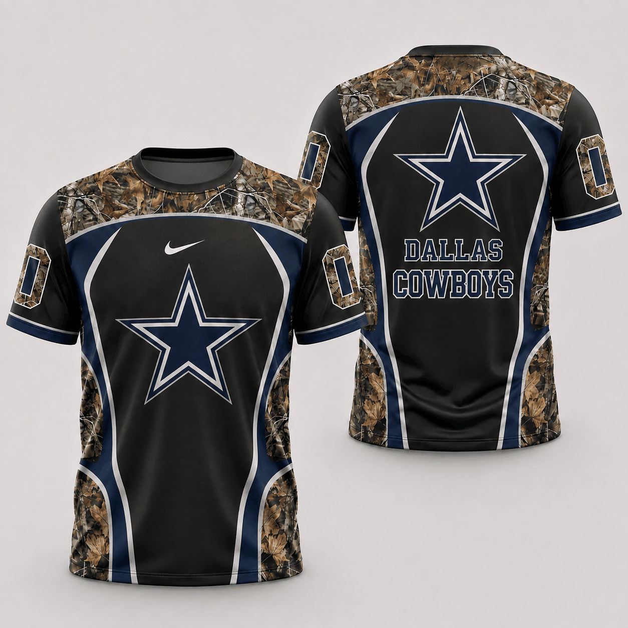 Dallas Cowboys | Premium NFL Hunting Camo 3D Shirt NY